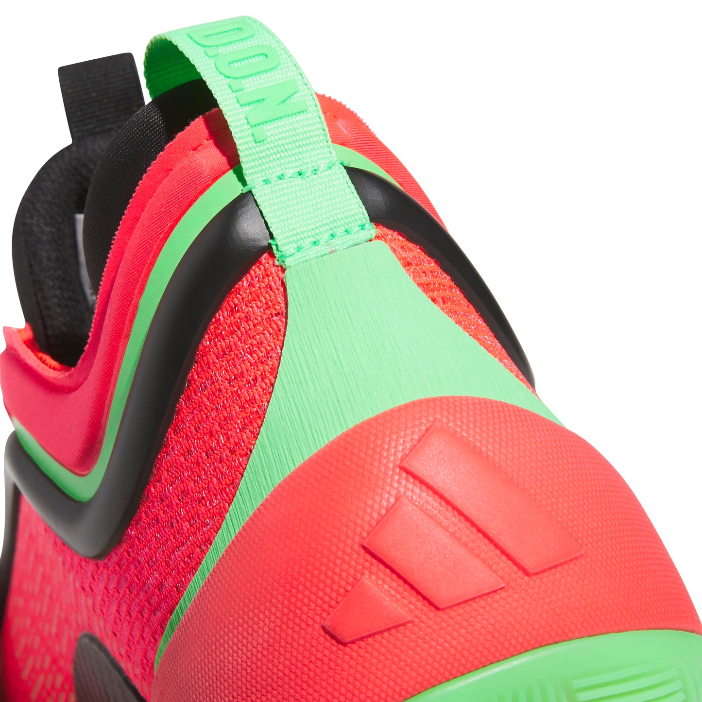 adidas Unisex D.O.N. Issue 6 Basketball Sneaker, Lucid Red/Black/Screaming Green, 10 US Men