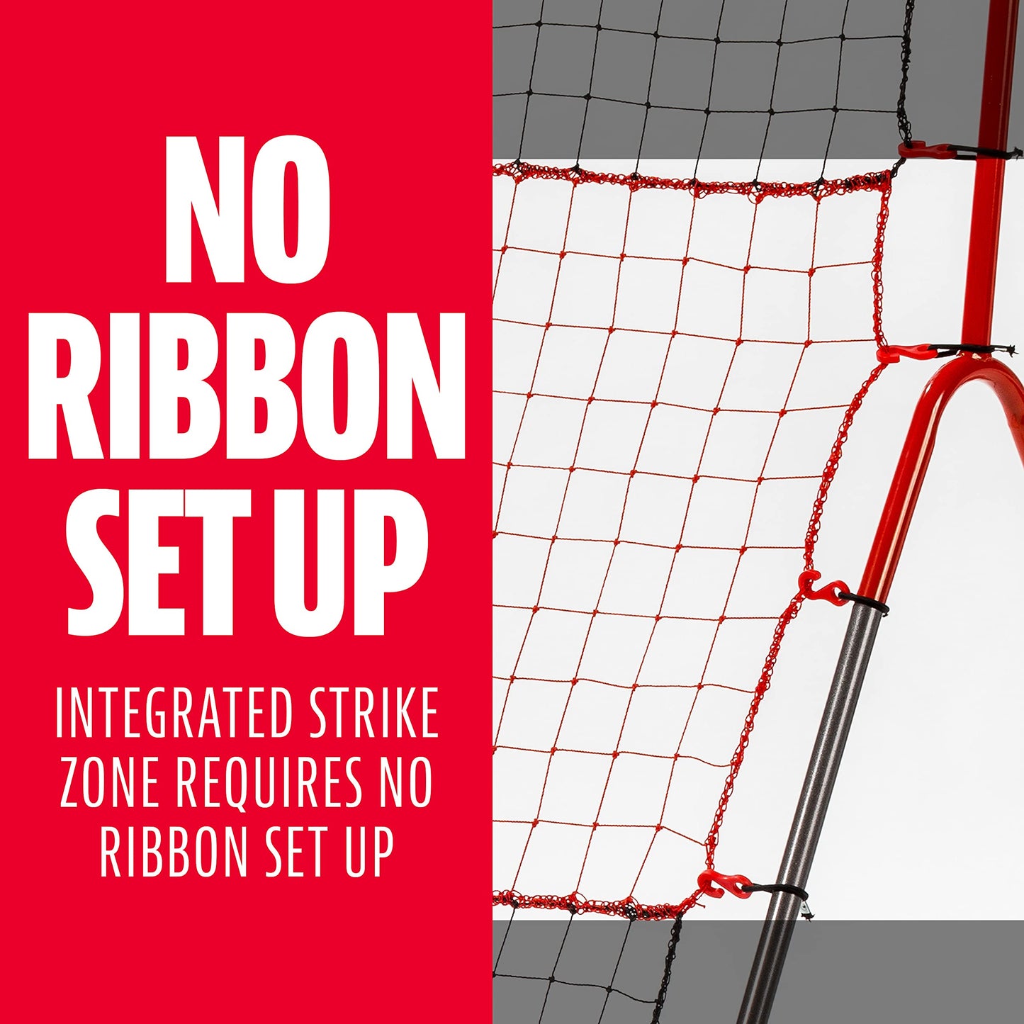 Franklin Sports Baseball Rebounder Net - 3-Way Baseball + Softball Pitchback Net + Fielding Trainer - Bounce Back Net
