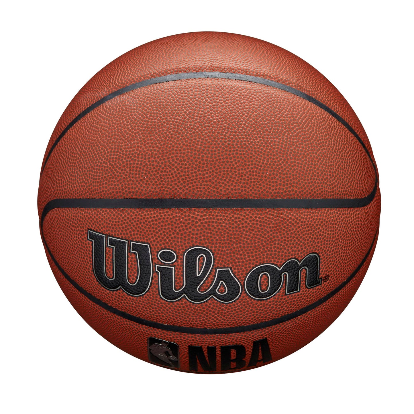 WILSON NBA Forge Pro Indoor/Outdoor Basketball - Brown, Size 7-29.5"