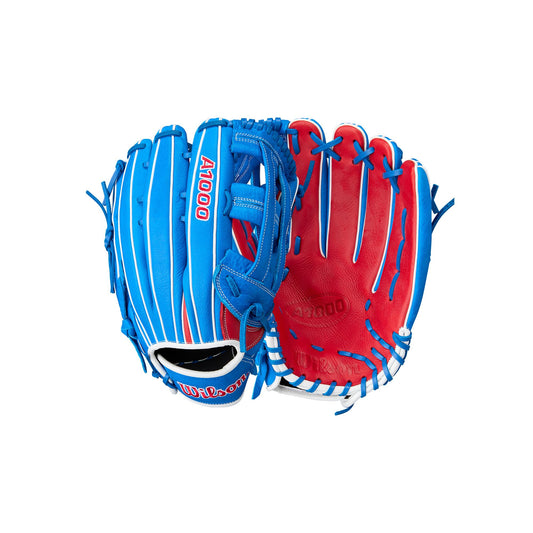 Wilson 2024 A1000 1922 12.75” Outfield Baseball Glove - Right Hand Throw, Royal/Red/White