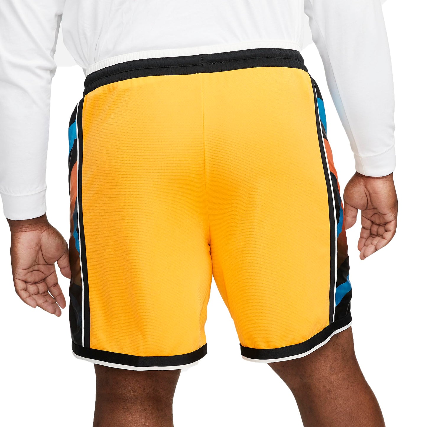 Nike Dri-FIT DNA+ Men's Basketball Shorts (US, Alpha, Large, Regular, Regular, University Gold/University Gold/Black)