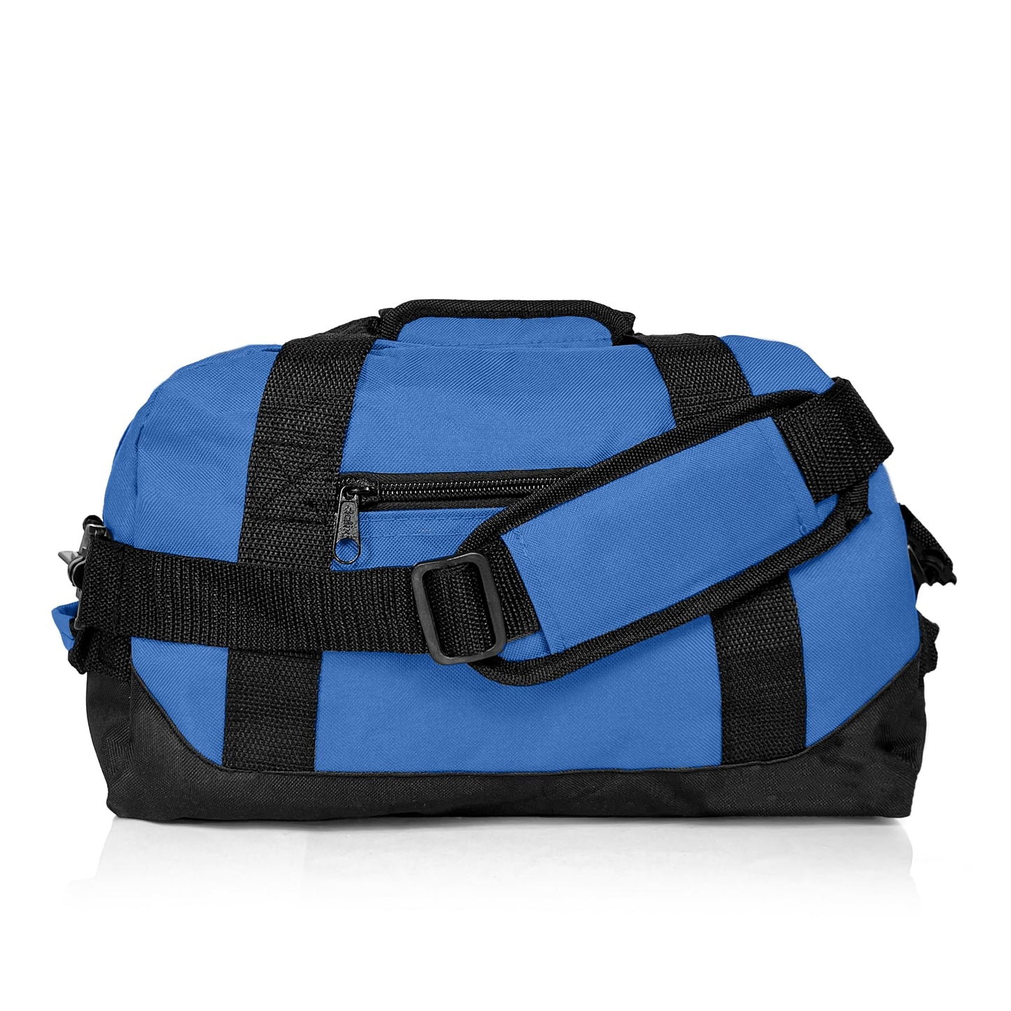 Dalix 14" Small Duffle Bag Two Toned Gym Travel Bag in Royal Blue