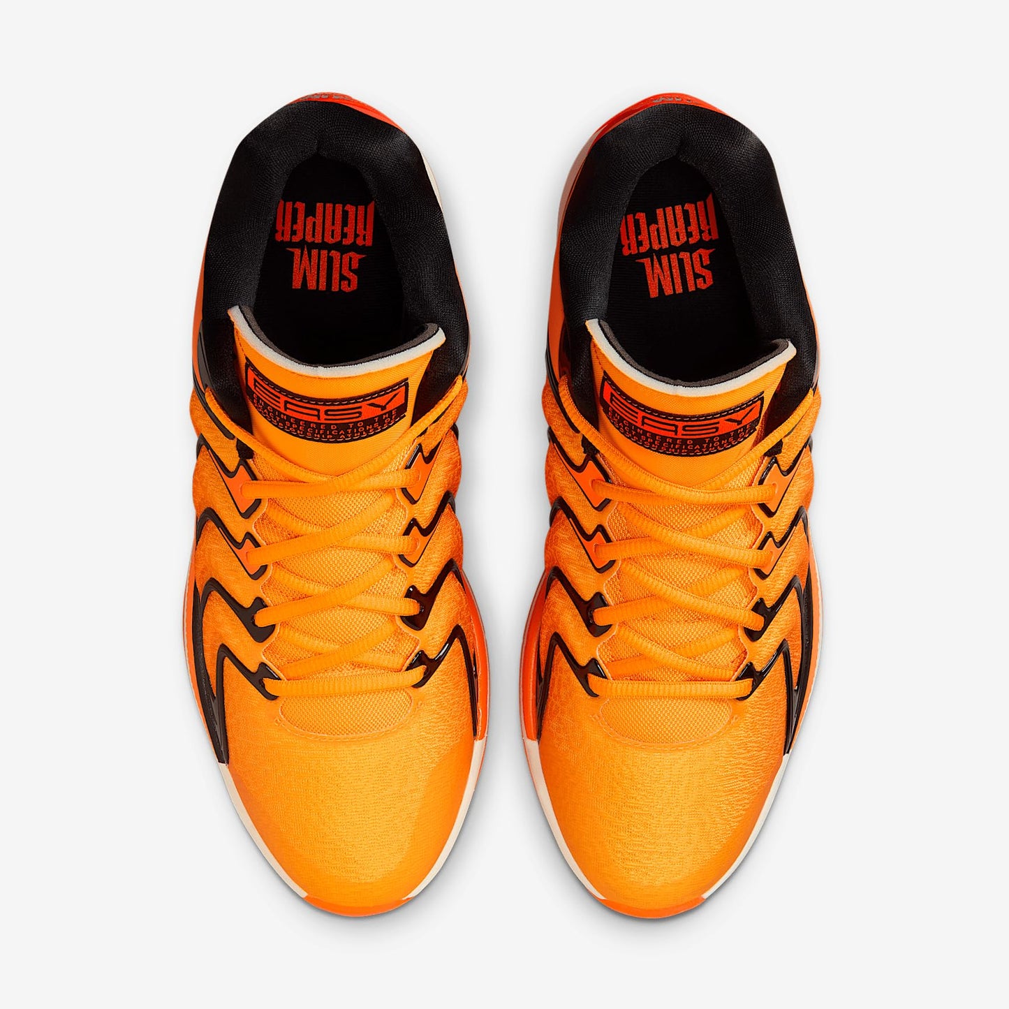 KD17 Basketball Shoes (FJ9487-800, Safety Orange/Total Orange/Black/Sundial) Size 10.5