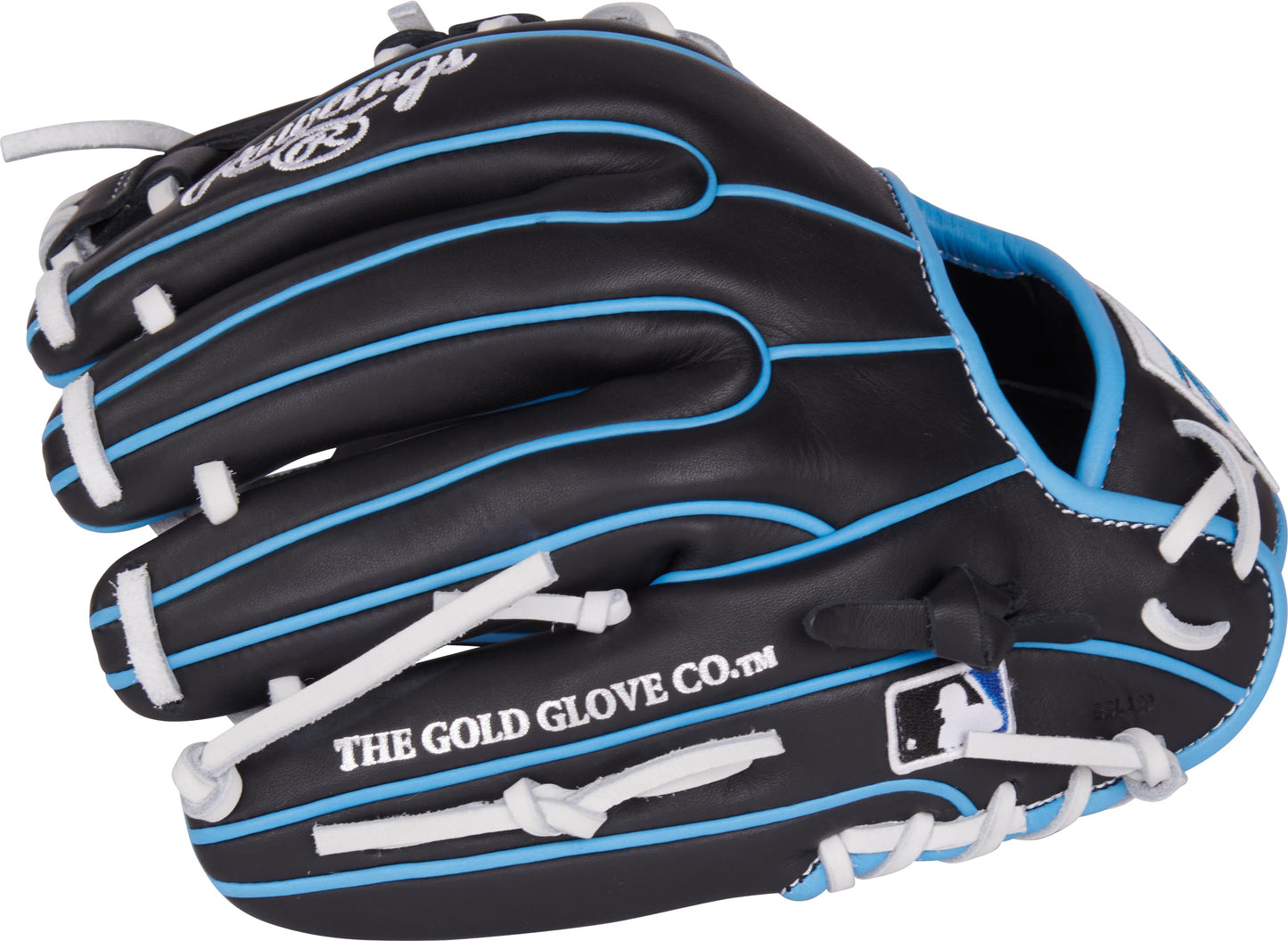 Rawlings | NXT Series Baseball Glove | 11.5' | RHT | Contour Youth Fit - Pro I Web | Black/Columbia Blue