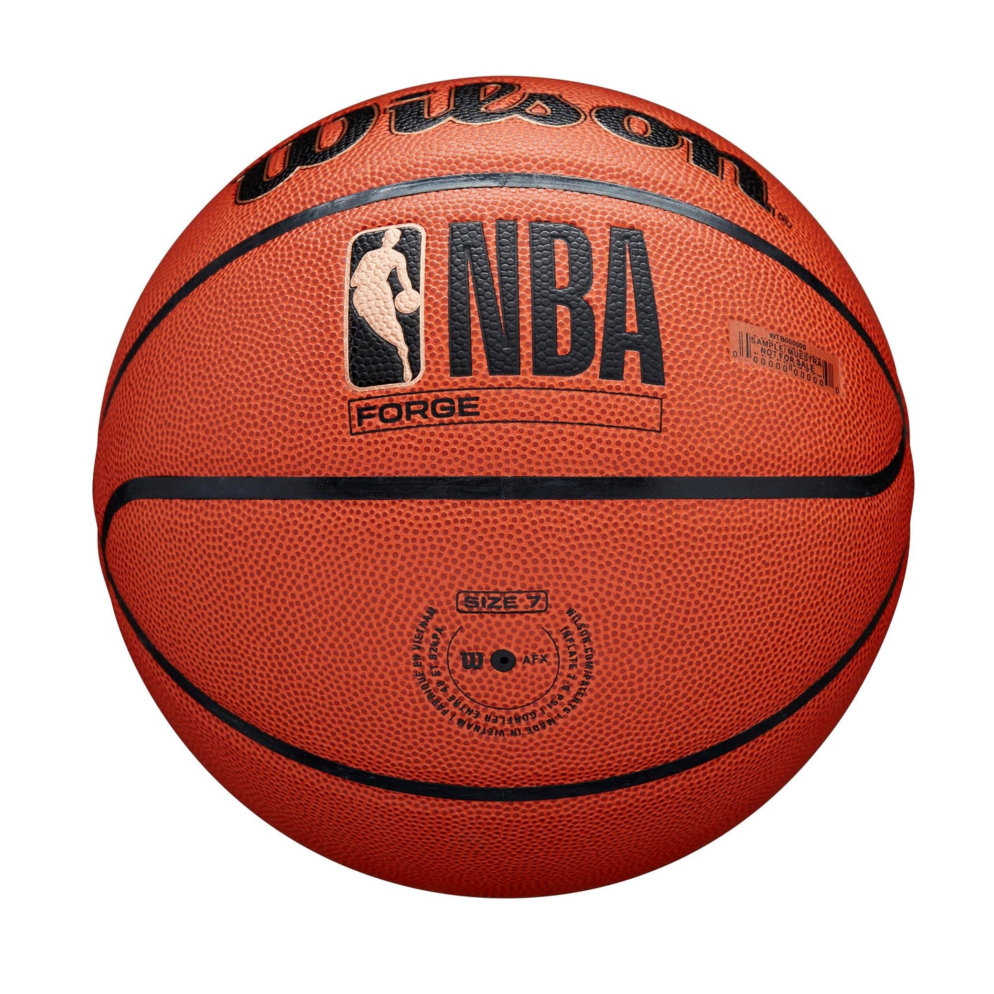 WILSON NBA Forge Indoor/Outdoor Basketball - Brown, Size 6-28.5"