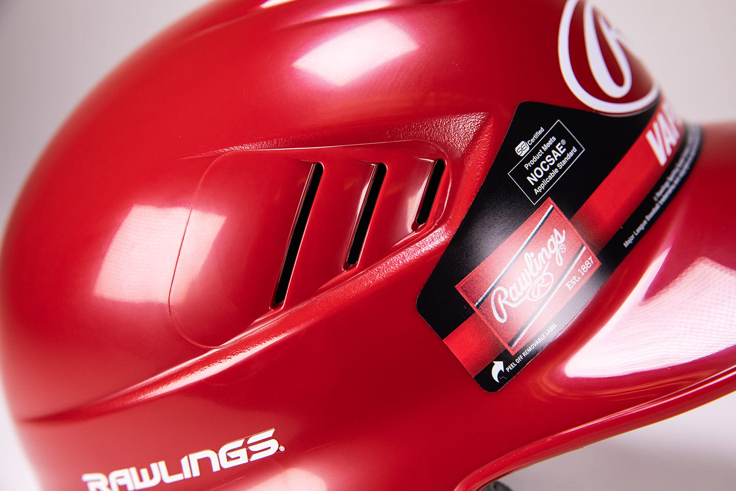 Rawlings | COOLFLO Batting Helmet | 6 1/2" - 7 1/2" One Size Fits Most | Scarlet