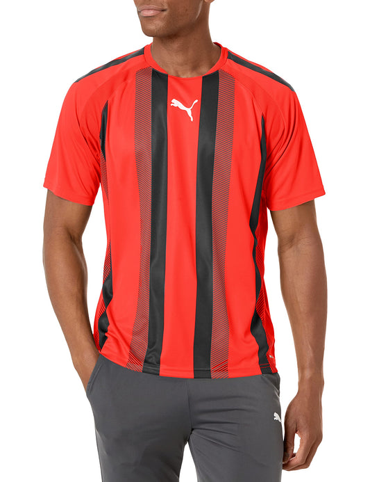 PUMA Men's TeamLIGA Jersey, Red/Black/White, XL