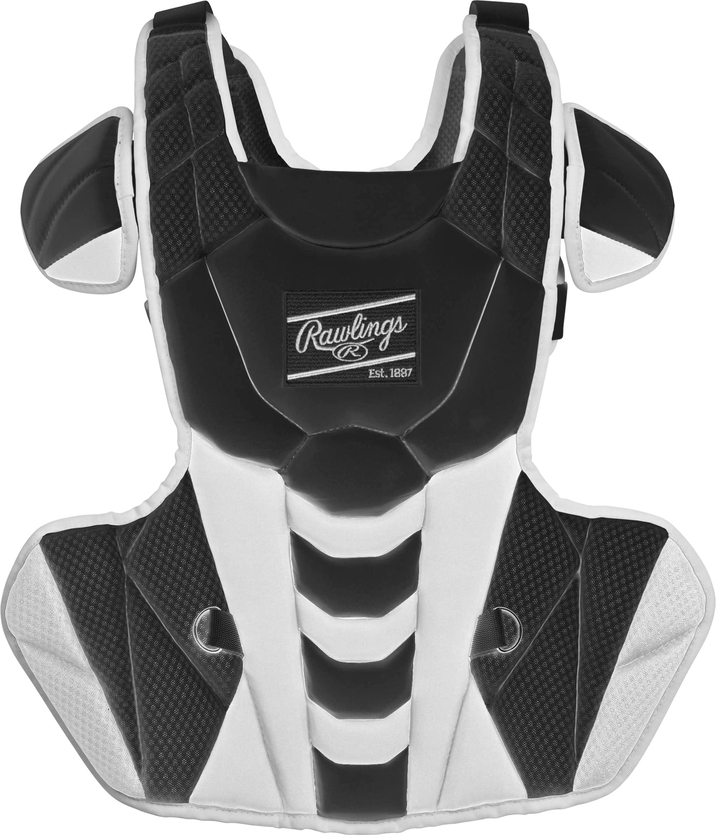 Rawlings | Velo Fastpitch Softball Catcher's Set | NOCSAE Certified | Youth Ages 12 & Under | Black/White