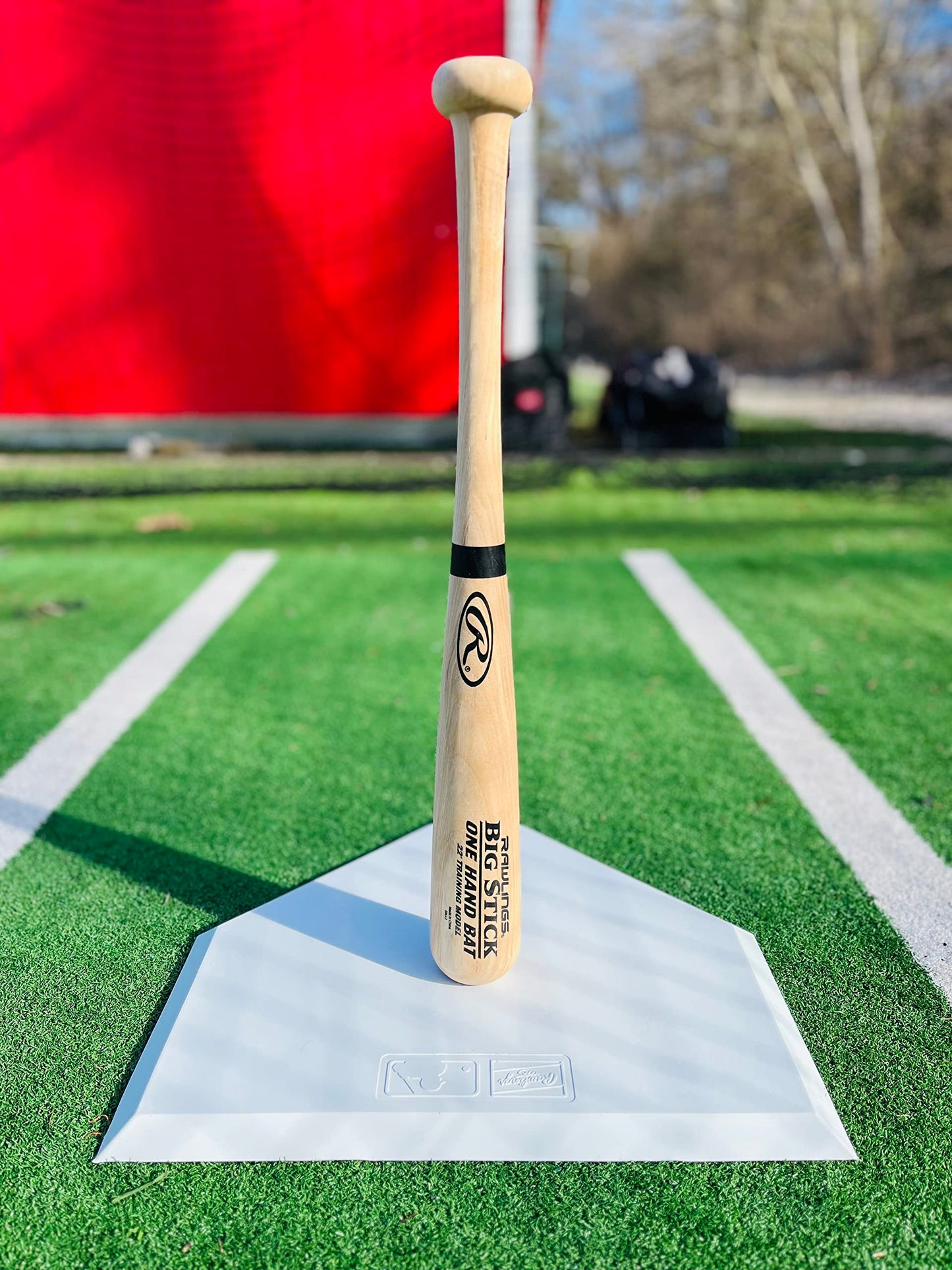Rawlings | BIG STICK One Hand Training Bat | Baseball / Softball | 22” Pro Grade Ash
