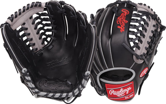 Rawlings | FOUNDATION Baseball Glove | Right Hand Throw | 12" - Modified Trap-Eze Web | Black/Grey
