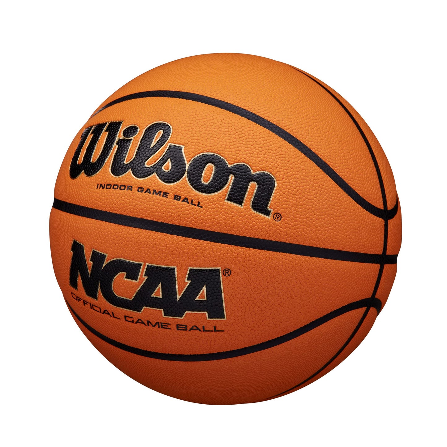 WILSON NCAA Evo NXT Indoor Game Basketball - Size 6 - 28.5",Orange