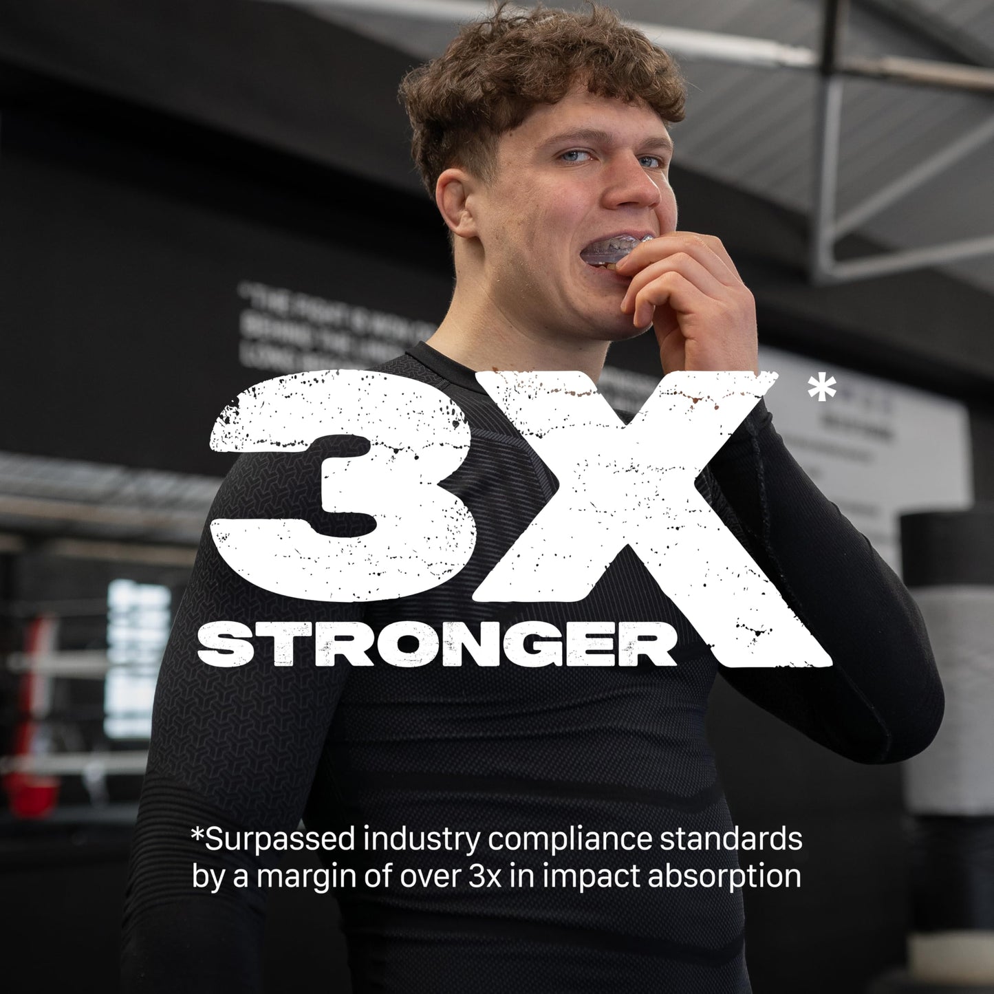 SAFEJAWZ Sports Mouthguard Slim Fit, Adult and Junior Mouth Guard with Case for Boxing, Basketball, Lacrosse, Football, MMA, Martial Arts, Hockey and All Contact Sports (Adult 12+ Years, Clear)