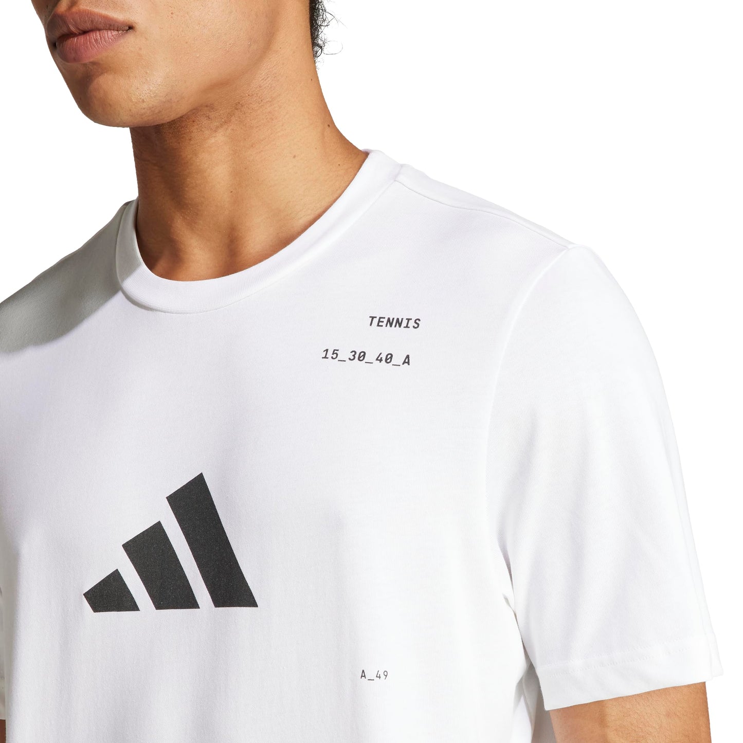 adidas Men's Tennis Graphic T-Shirt, White