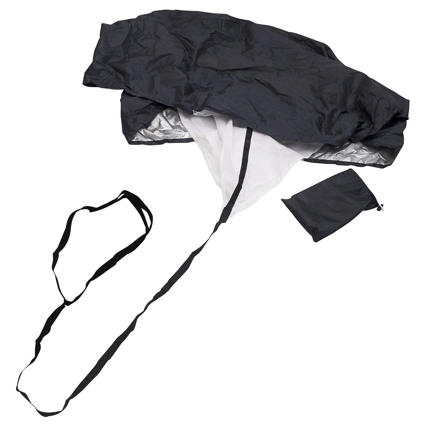 GSi 56" Chute Running Parachute Resistance Trainer for Kids Adults improving Power Speed Sprint Fitness Agility Stamina for Basketball Soccer Rugby Accessories American Football Training Equipment
