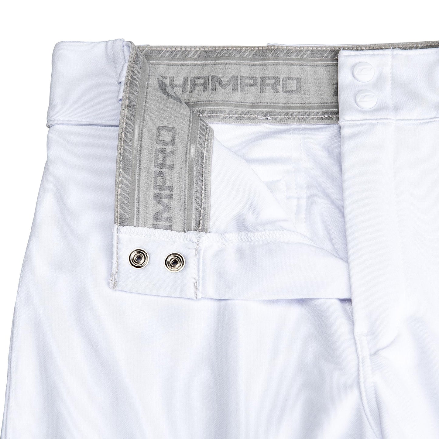 CHAMPRO Men's Standard Triple Crown 2.0 Tapered Bottom Baseball Pants, White