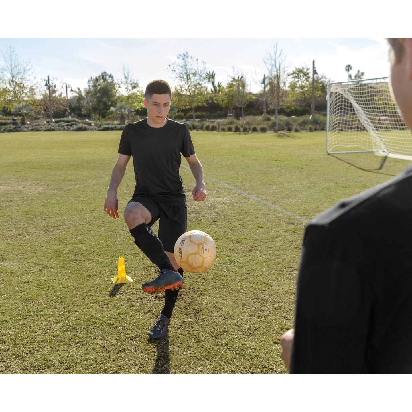 SKLZ Golden Touch Weighted Soccer Technique Training Ball, Size 3 Weight 5