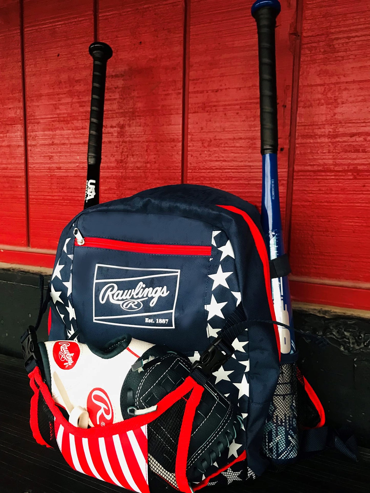 Rawlings | REMIX Backpack Equipment Bag | T-Ball & Youth Baseball / Softball | USA
