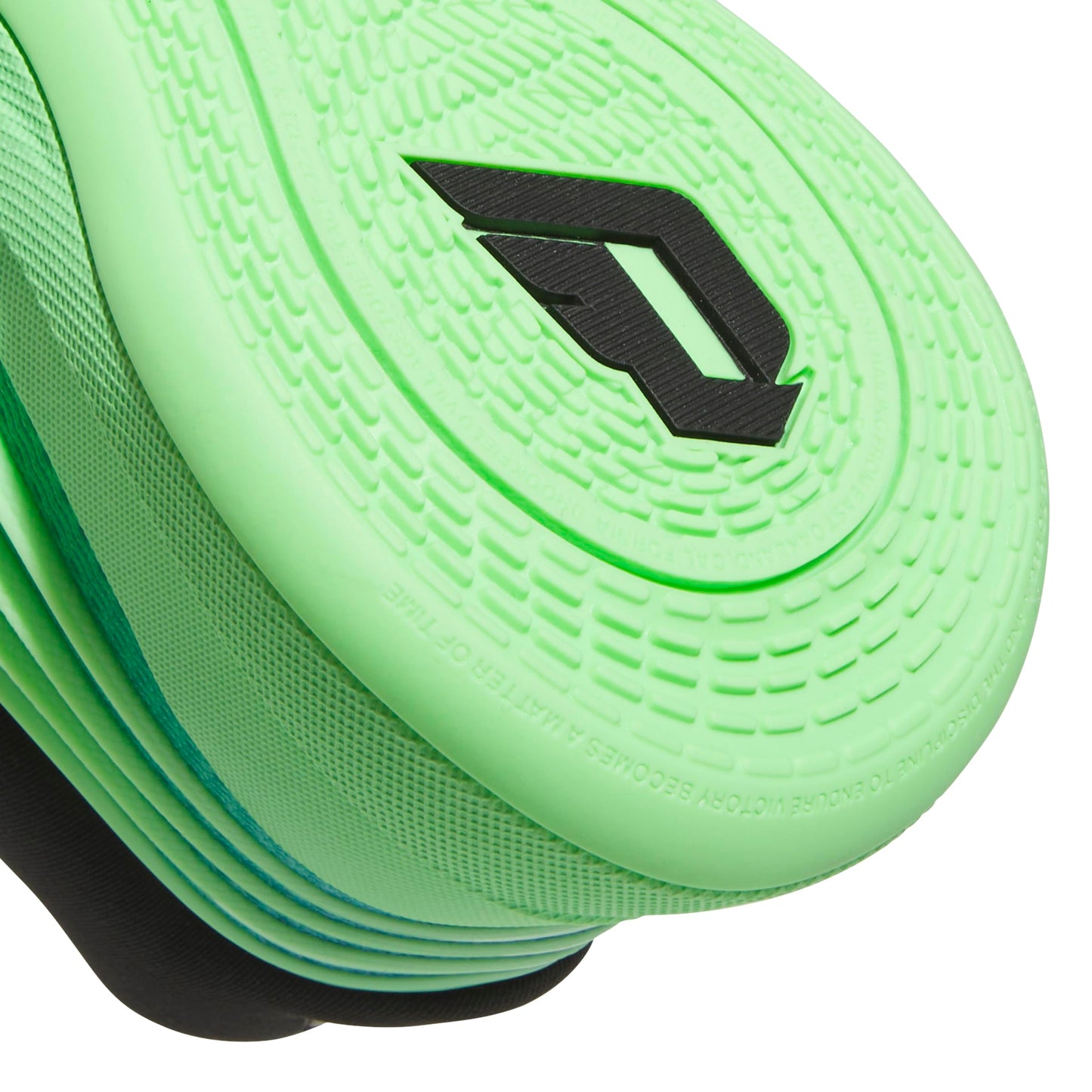 adidas Dame X Basketball Sneaker, Lime Burst/Signal Coral/Blue Burst, 6 US Unisex Big Kid