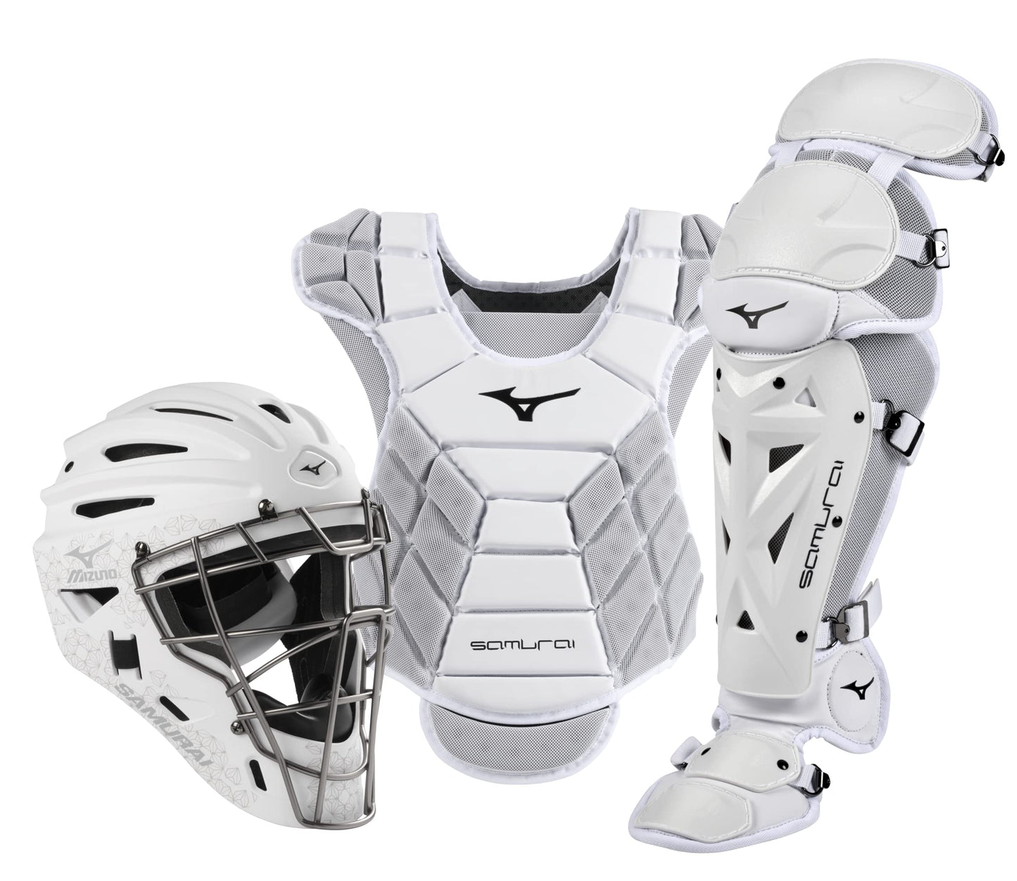 MIZUNO Samurai Womens Box Set 13-14 |Catchers Protective Equipment | White