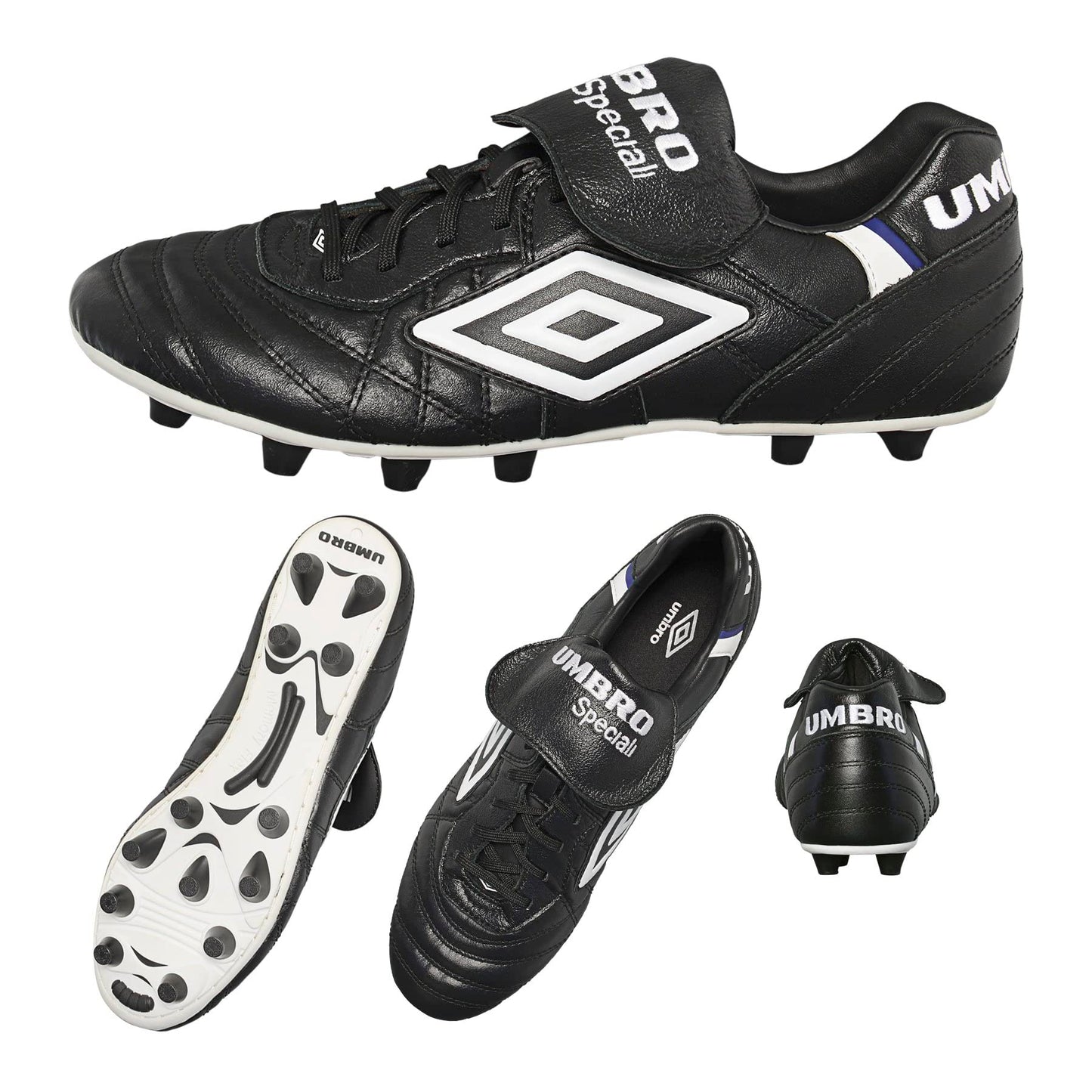 Umbro Men's Speciali 98 Maxim V22 FG Soccer Cleat, Black/White, 10.5