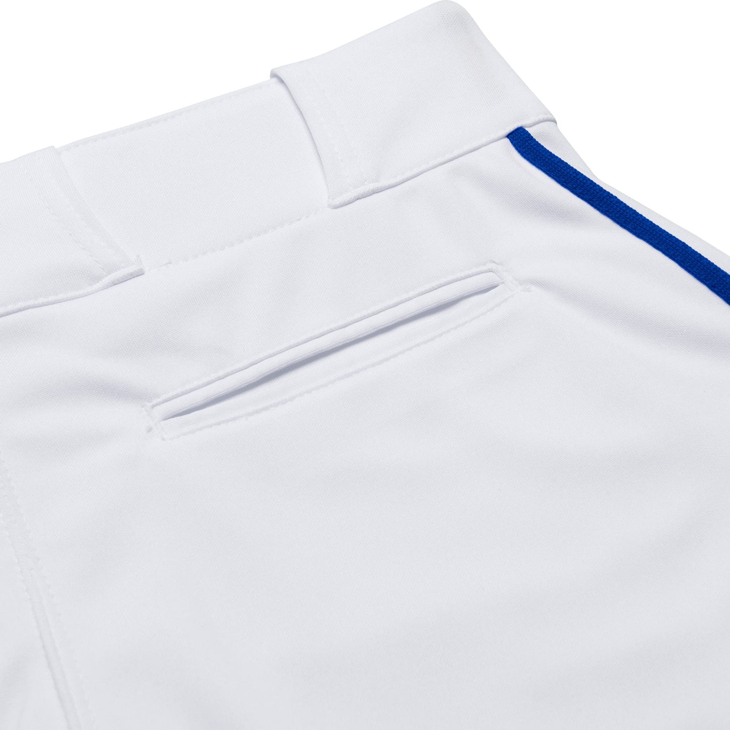 Champro Triple Crown Knicker Style Baseball Pants with Contrast-Color Braid Piping and Reinforced Sliding Areas, White/Royal Pipe, X-Large