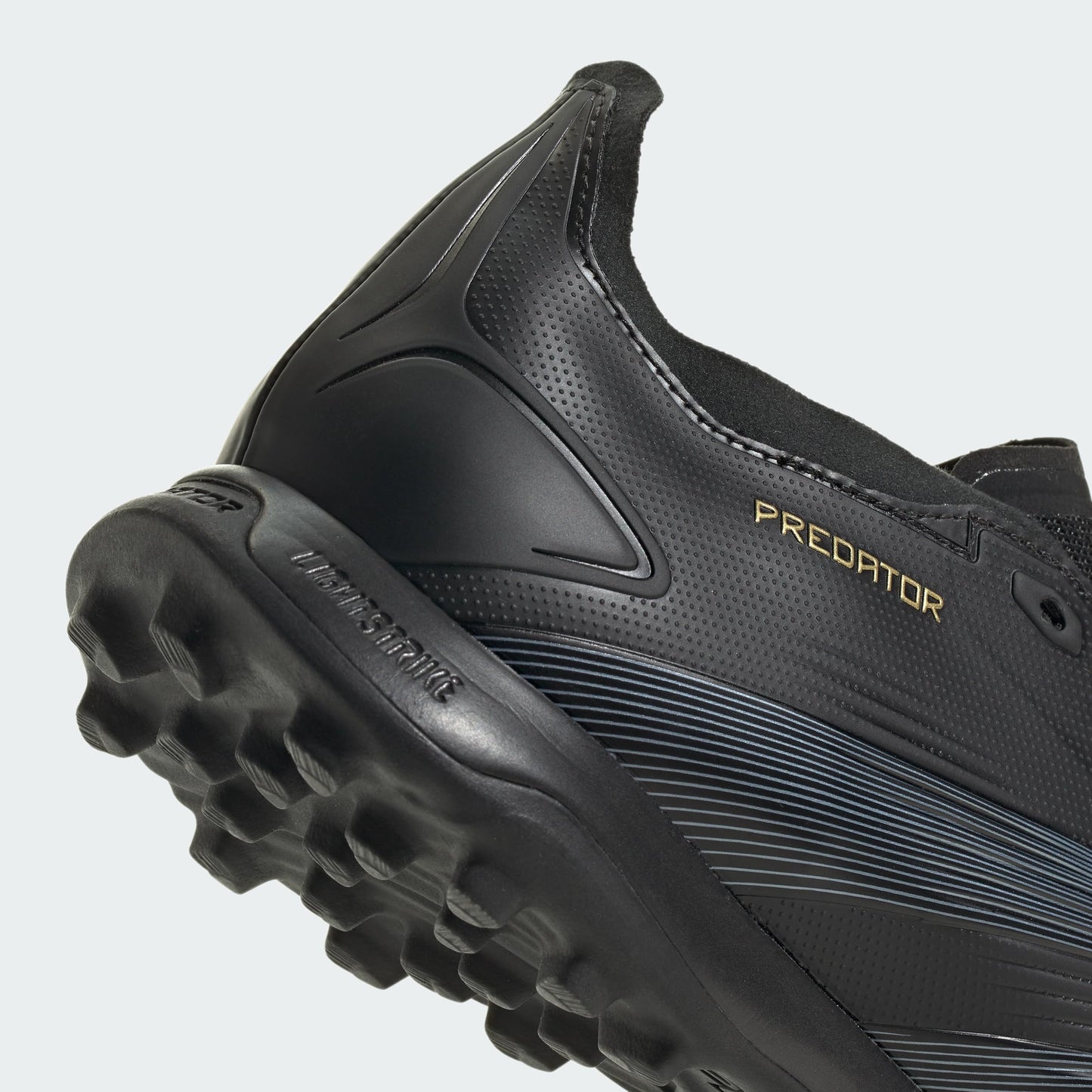 adidas League Turf Sneaker, Black/Carbon/Gold Metallic, 8