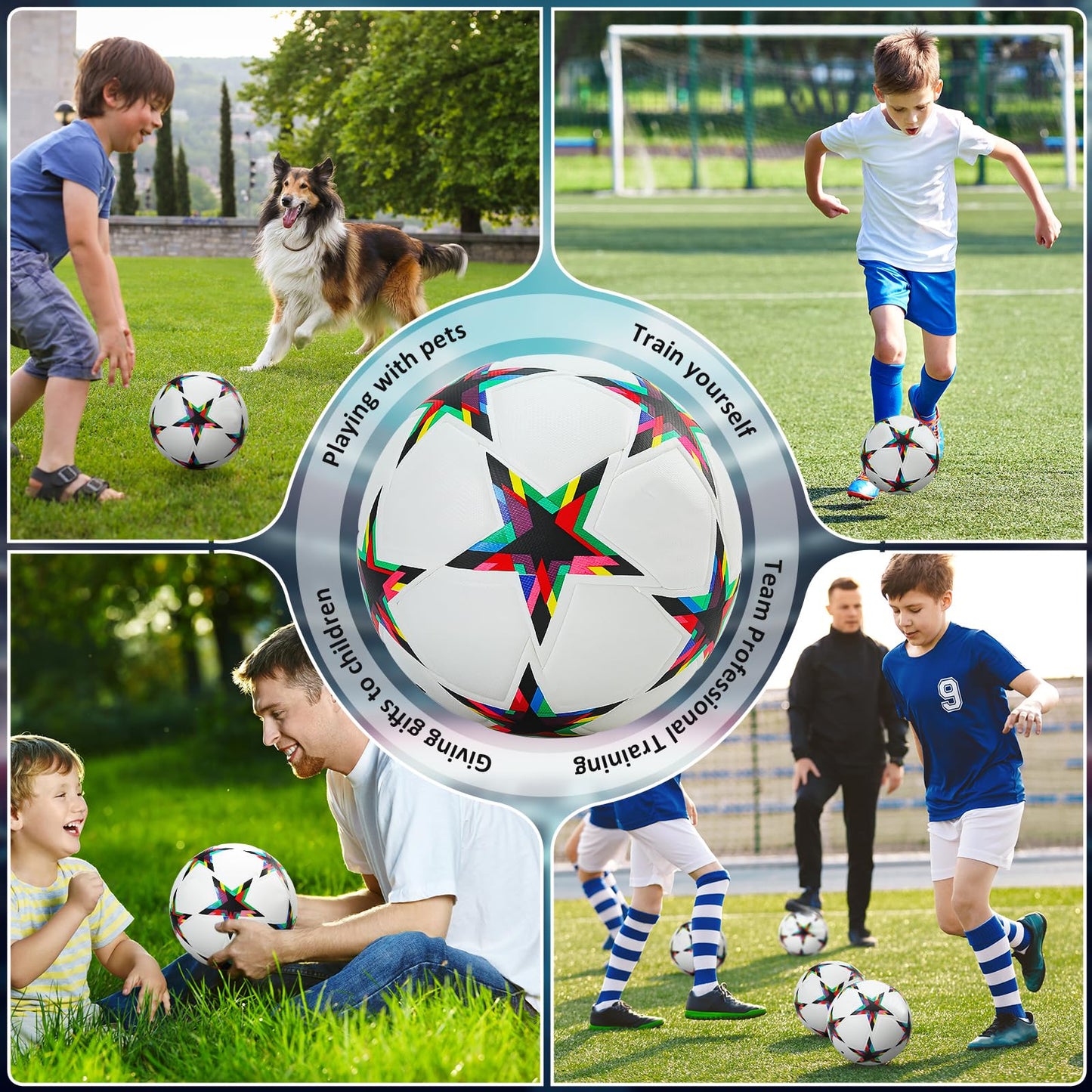 European Cup Soccer Balls Size 5 Meet The Needs of Training competitions