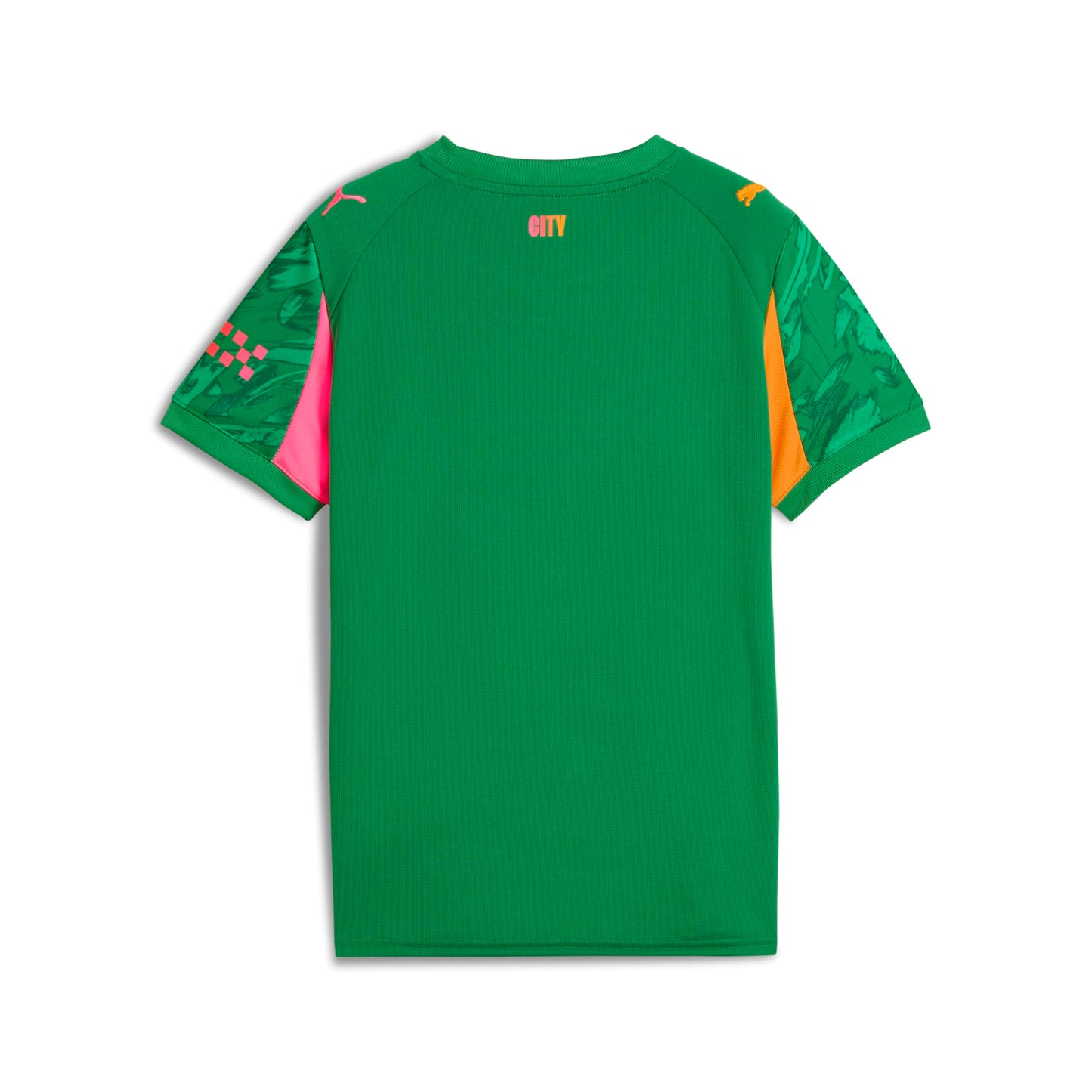 PUMA Kids Manchester City FC 2025/26 Soccer Goalkeeper Jersey - Green - Size: XS