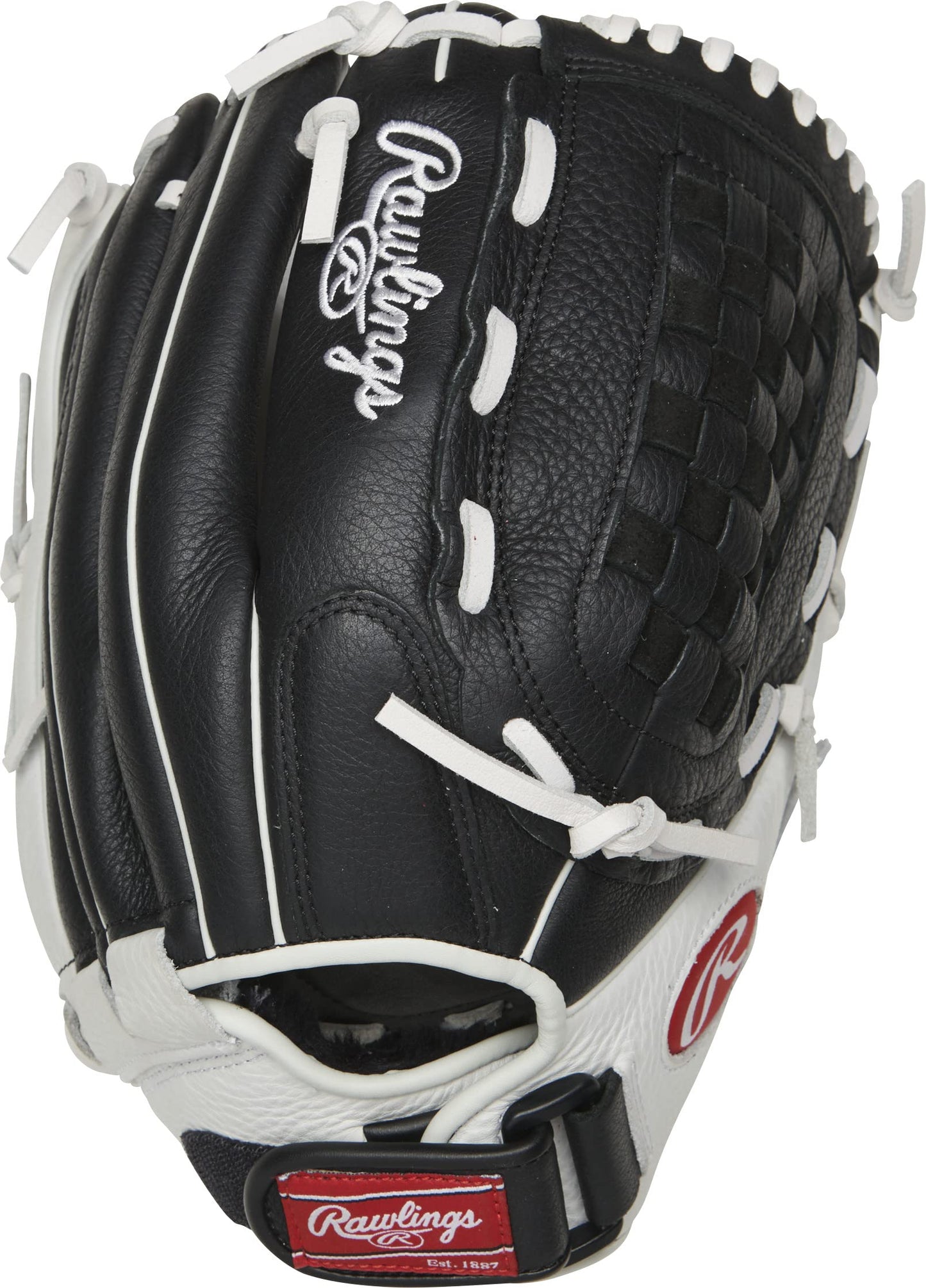 Rawlings Shutout Fastpitch Softball Glove, RSO125BW-3/0 12 1/2 BSK/ FLCV, 12.5" | Outfield