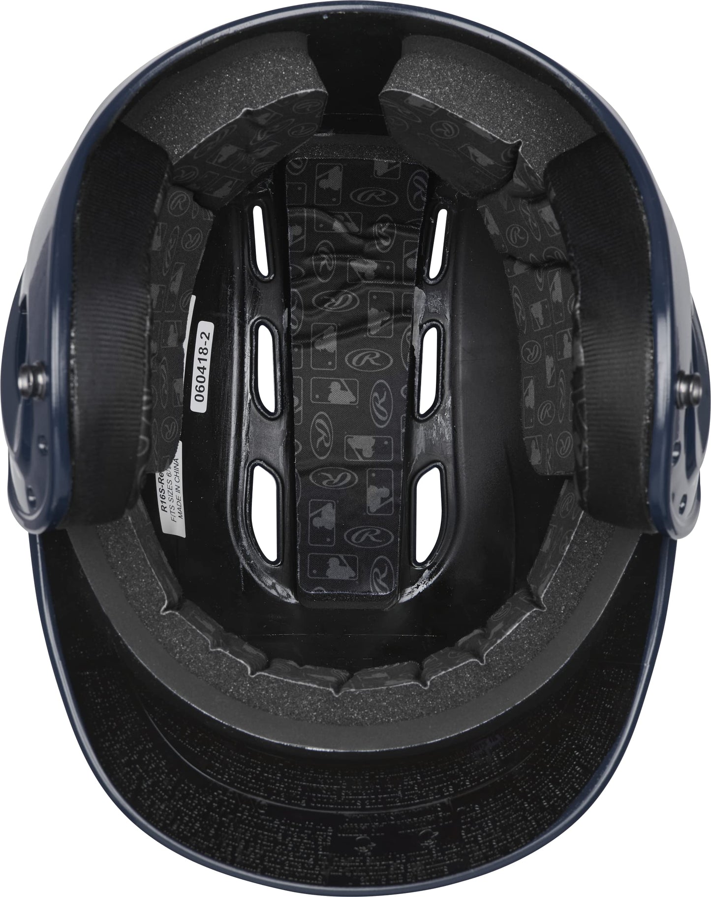 Rawlings | R16 VELO Baseball Batting Helmet | Senior (6 7/8" - 7 5/8") | Navy
