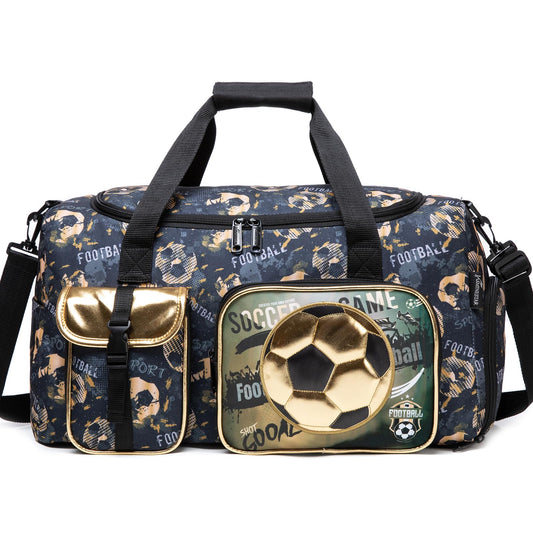 Kids Duffle Bag Boys Travel Bag for Kids Overnight Bag for Kids Sports Bag for Boys Weekender Bag Gym Bag for Boys with Shoe Compartment