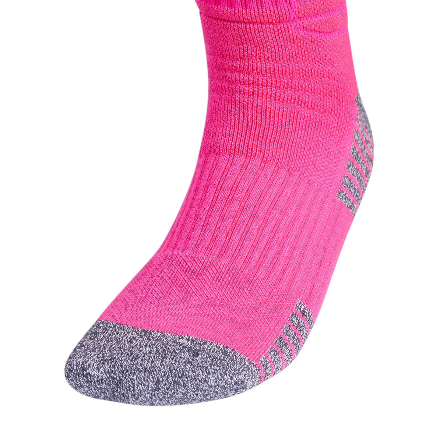 adidas 5-Star Football Crew Socks for Men's and Women's Sports, Soccer, Volleyball, 1-Pack, Team Shock Pink/White/2.0, Medium