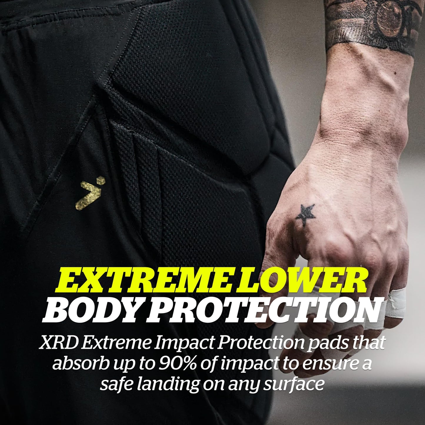 Storelli ExoShield Goalkeeper Shorts, High-Impact Protection, Sweat-Wicking, Breathable Athletic Shorts for Soccer & Heavy-Duty Sports, Black, Large