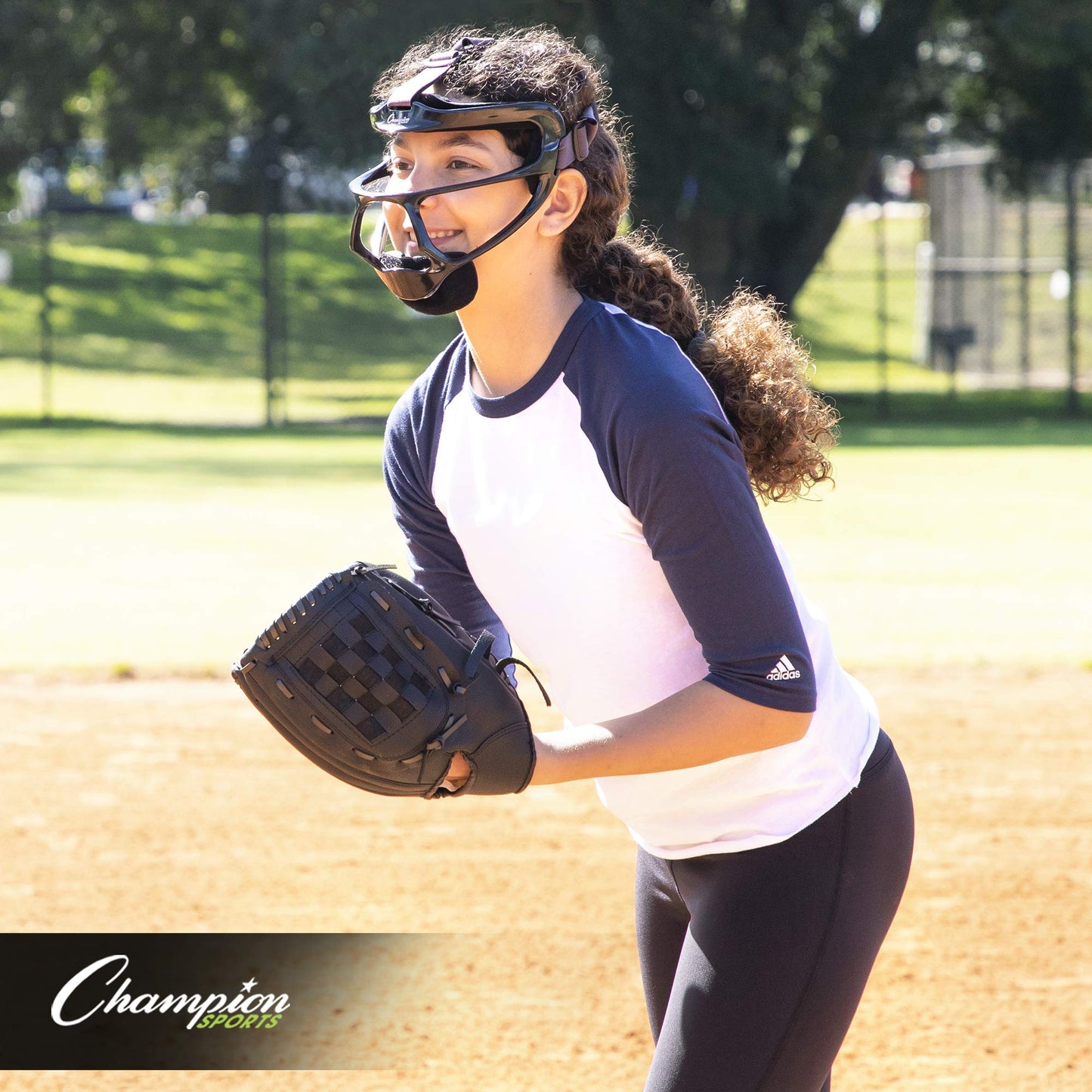 Champion Sports Magnesium Softball Face Mask - Lightweight Masks for Youth - Durable Head Guards - Premium Sports Accessories for Indoors and Outdoors - White