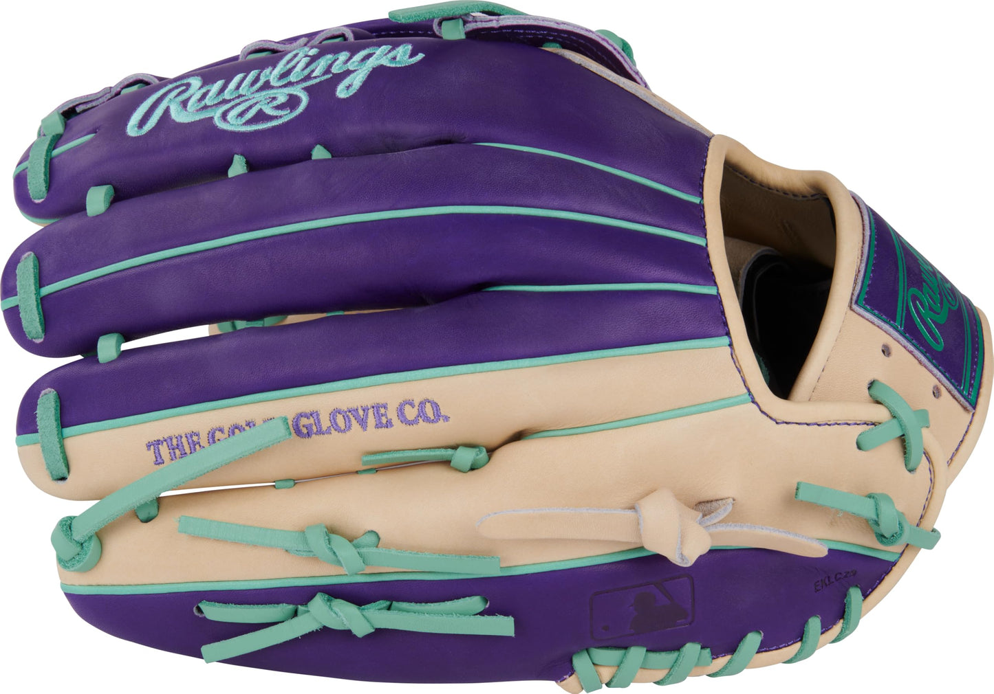 Rawlings | Heart of The Hide | ColorSync | RHT | 12.75" | Outfield | Pro H-Web | Camel/Purple/Mint