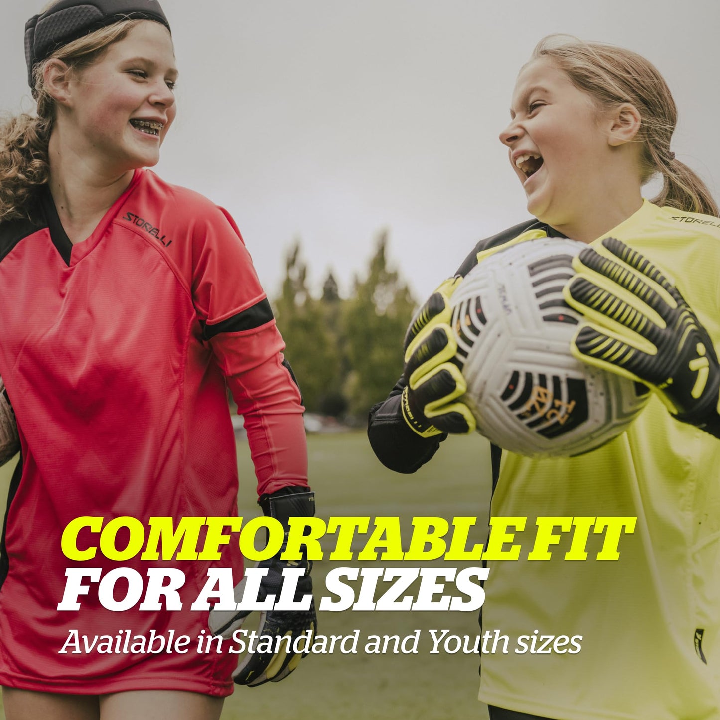 Storelli ExoShield Gladiator Goalkeeper Jersey, High-Impact Protection, Sweat-Wicking, Breathable Athletic Shirt for Soccer & Heavy-Duty Sports, Green,Youth Small