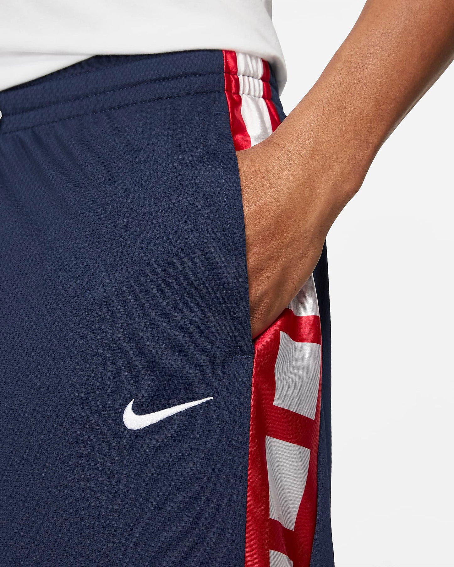 Nike Dri-FIT Elite Stripe Men's Basketball Shorts CV1748-410 Size S