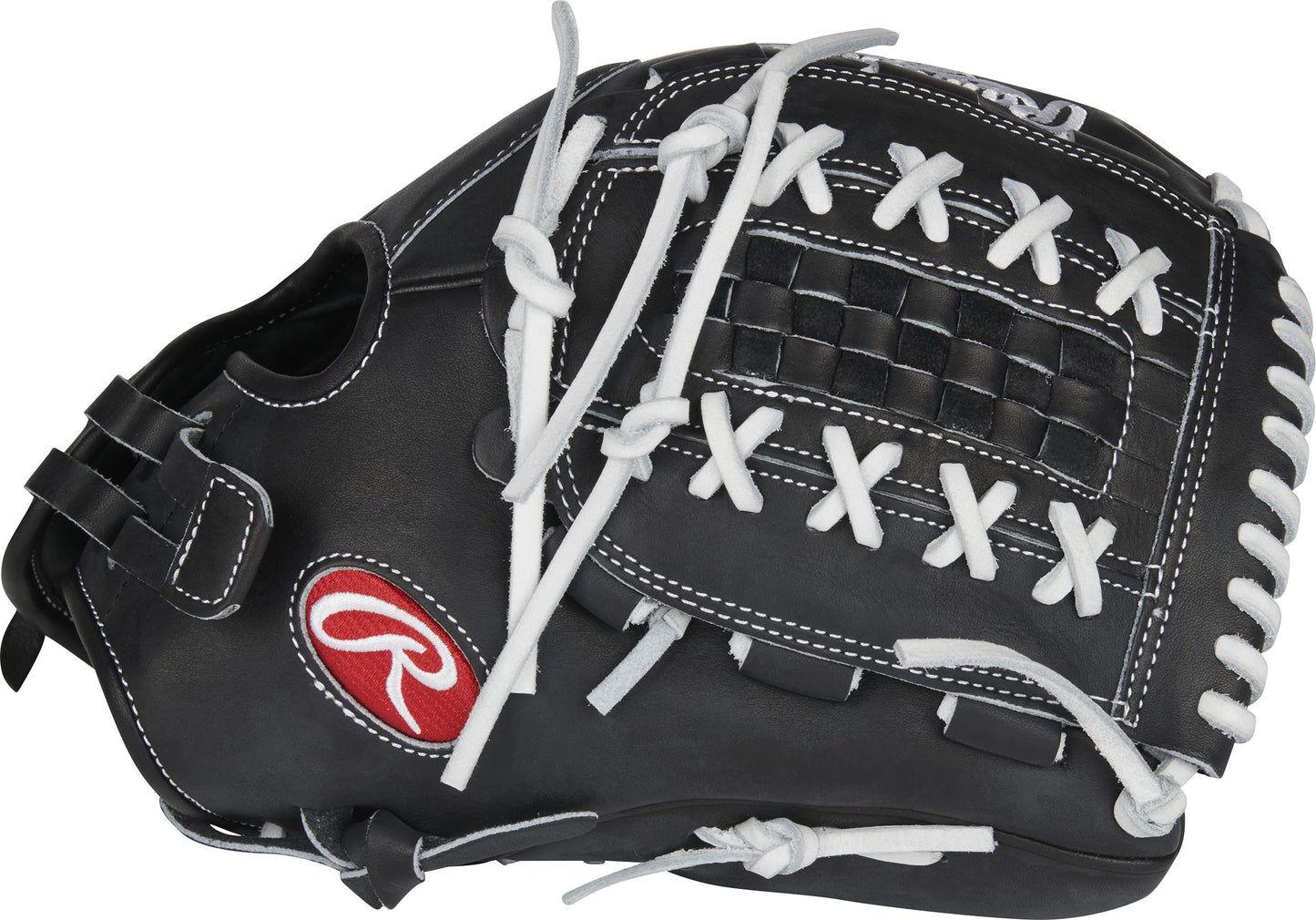 Rawlings | HEART OF THE HIDE Fastpitch Softball Glove | 12.5" | Double-Laced Basket Web | Left Hand Throw