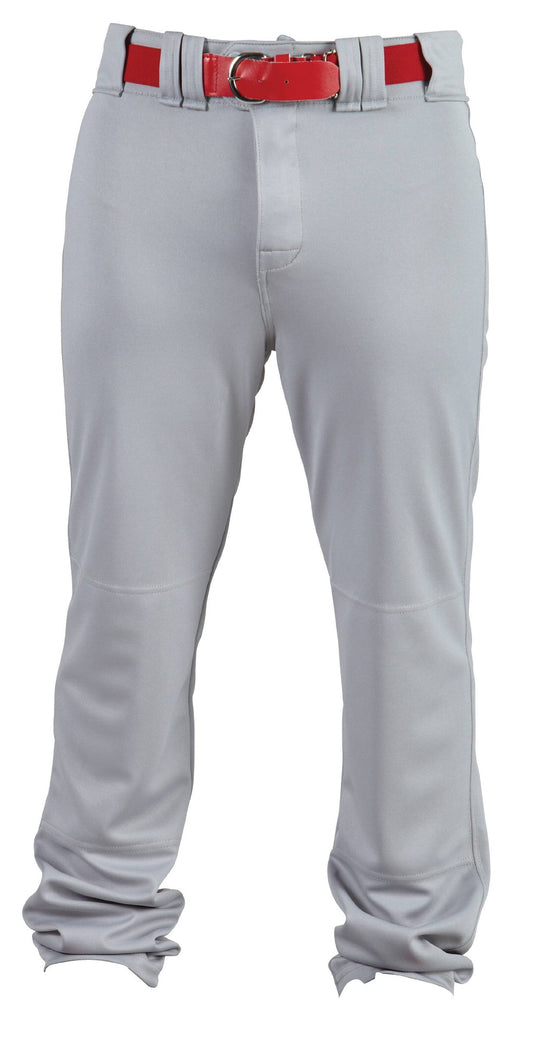 PRO 140 Premium Series Game Baseball Pant, Adult, Solid Color, Full Length, Unhemmed, Grey 30x37