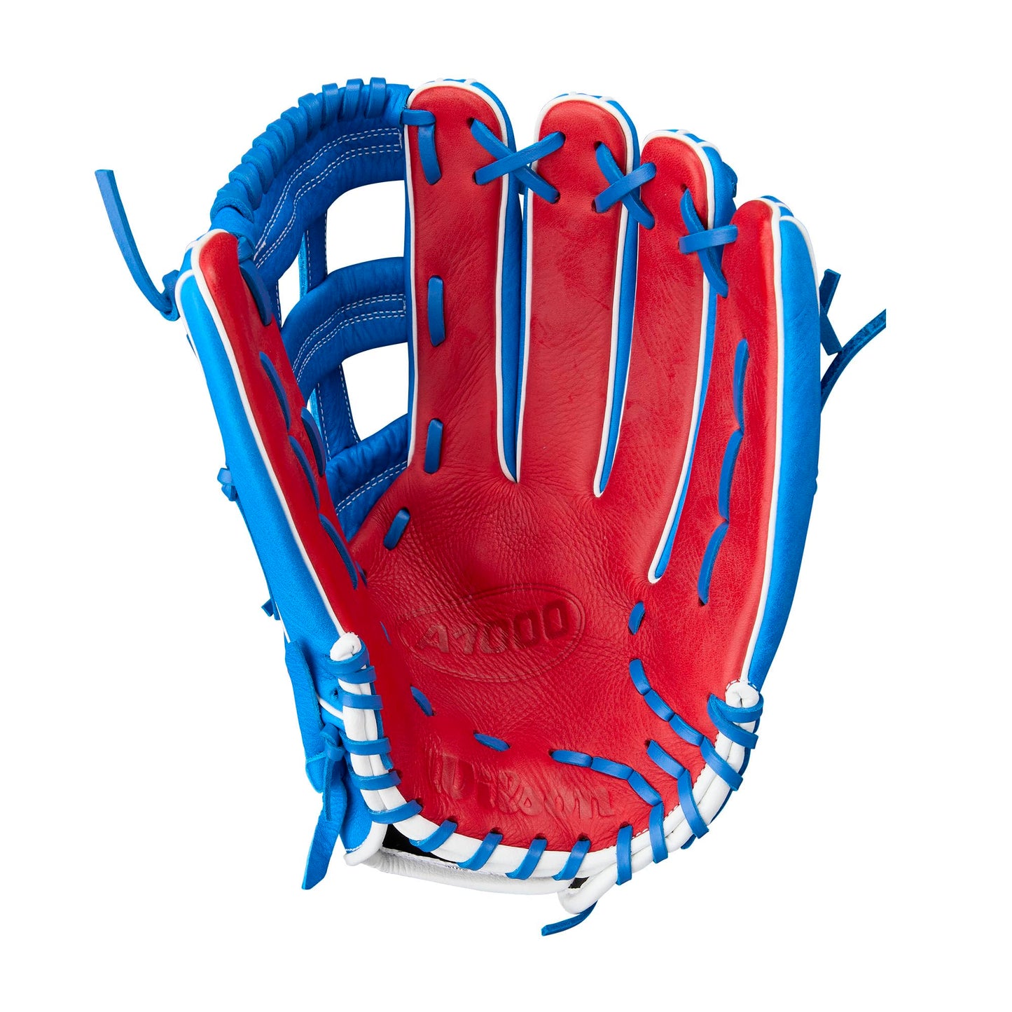 Wilson 2024 A1000 1922 12.75” Outfield Baseball Glove - Right Hand Throw, Royal/Red/White
