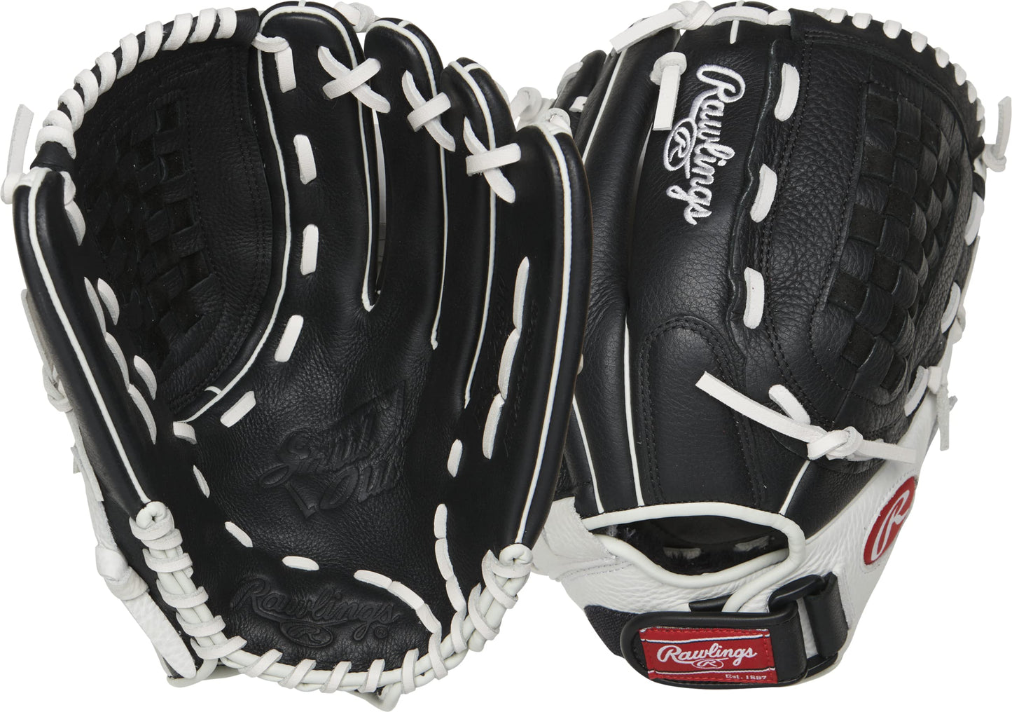 Rawlings Shutout Fastpitch Softball Glove, RSO125BW-3/0 12 1/2 BSK/ FLCV, 12.5" | Outfield
