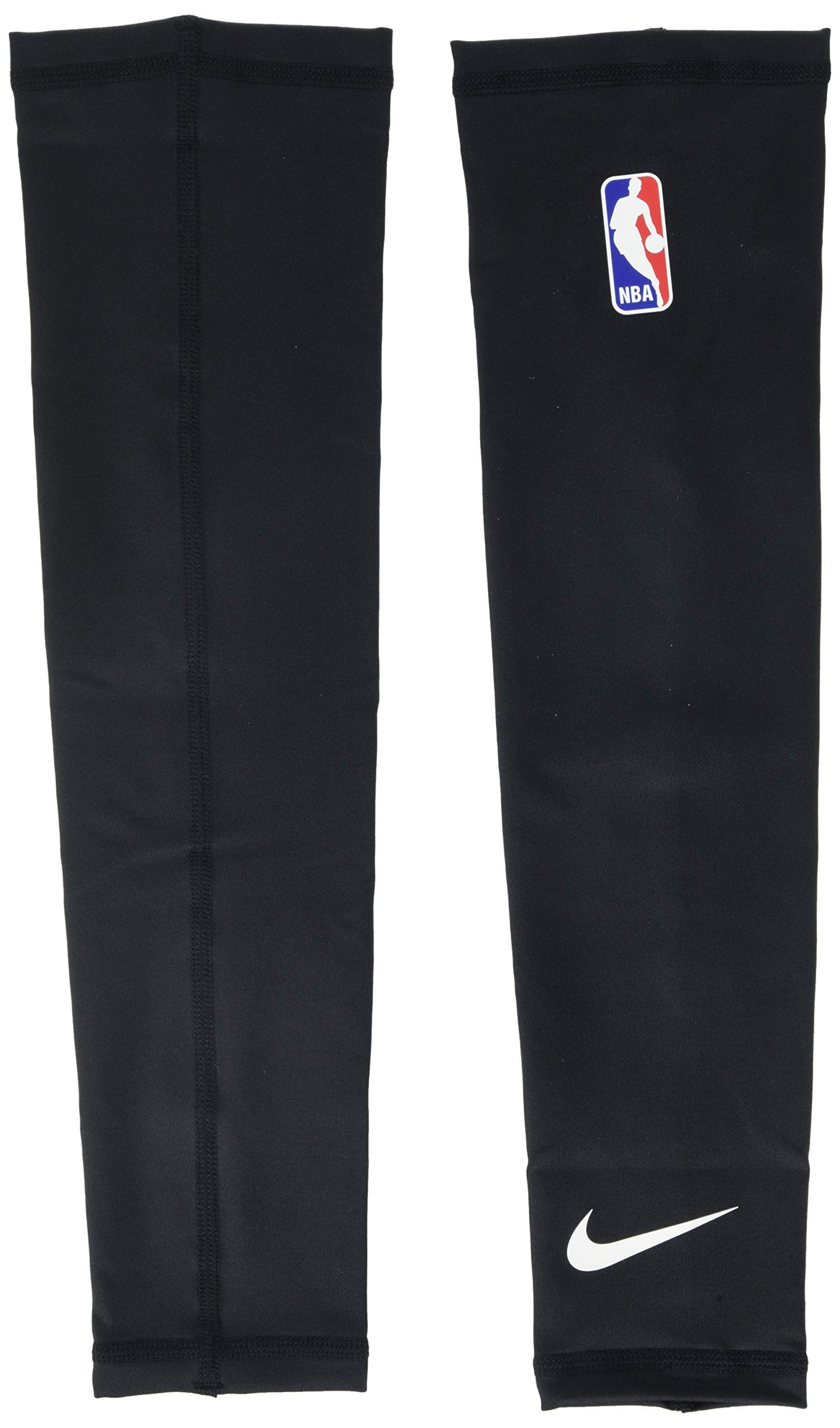Nike NBA Shooter Sleeve - Pair(Black/White, SM)