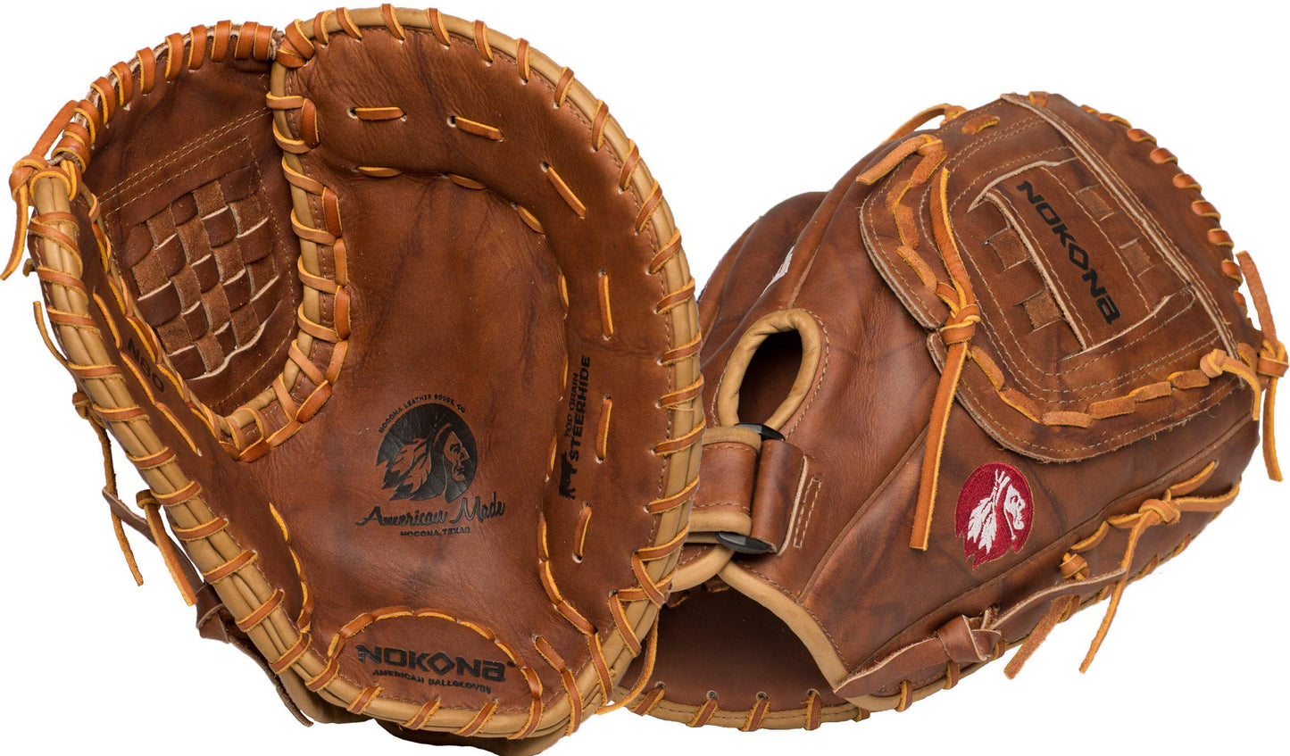 Nokona Classic Walnut First Base Closed Web 14" Right Handers Baseball Glove
