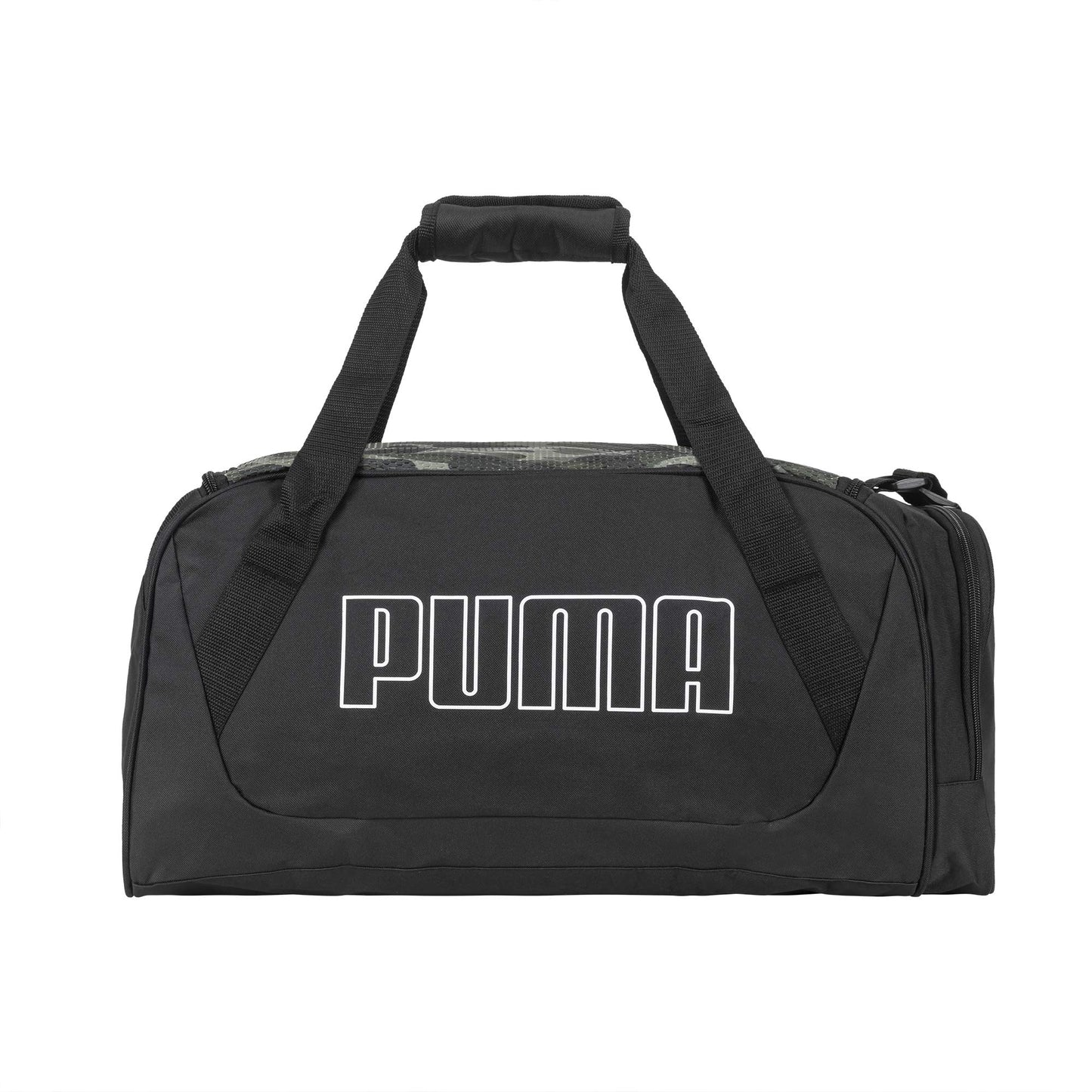 PUMA unisex adult Evercat Form Factor Duffel Bags, Green Camo, One-Size US