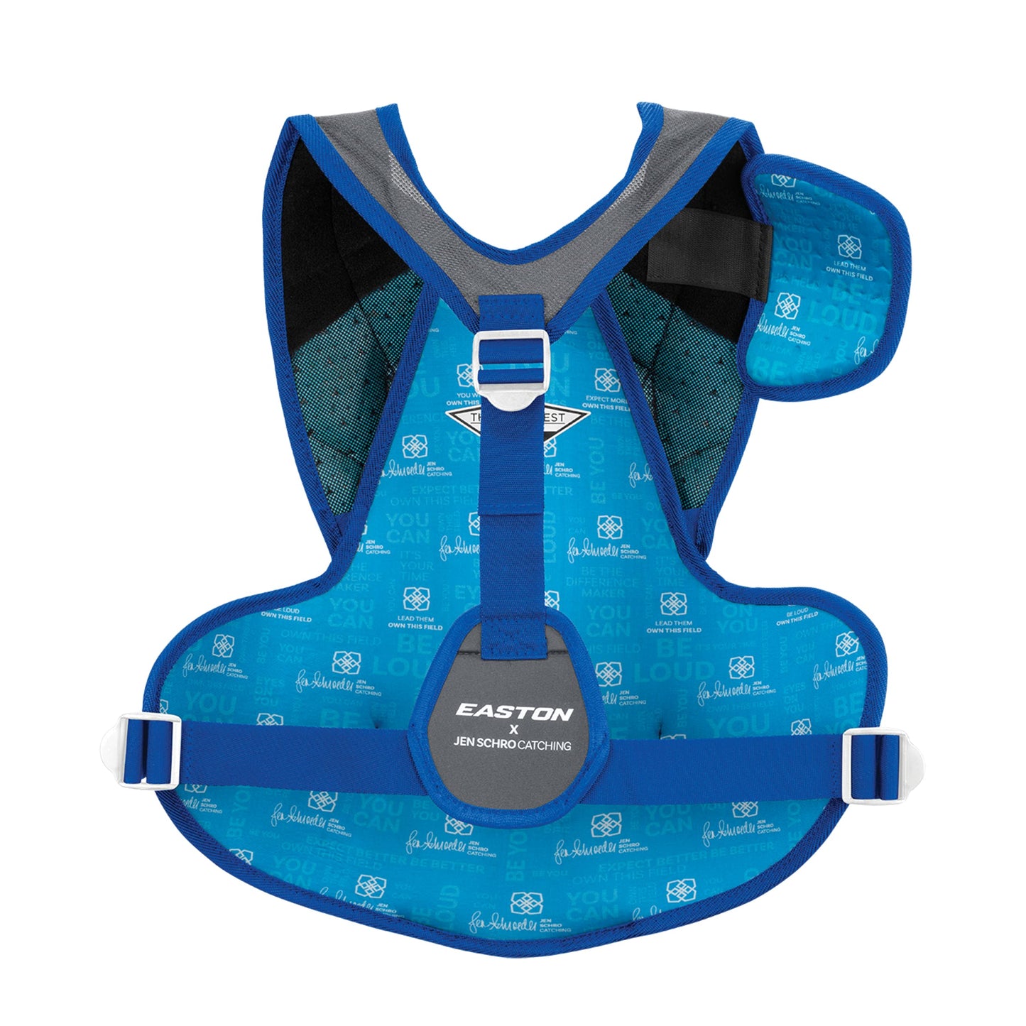 Easton | JEN SCHRO THE VERY BEST Fastpitch Softball Catcher's Set | Royal | Small