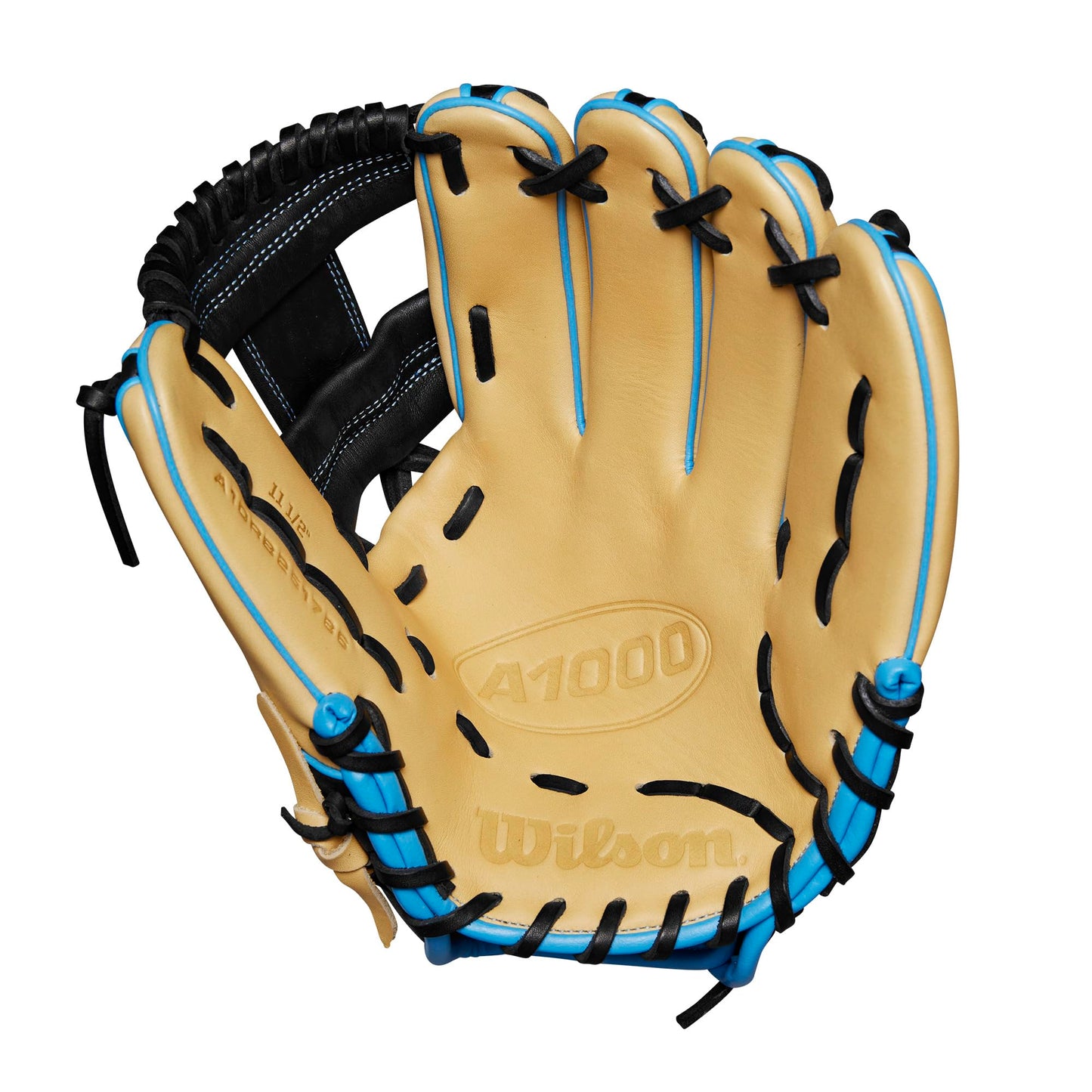 Wilson Fall 2024 A1000® 1786 11.5” Infield Baseball Glove - Blonde/Black/Cool Blue, Right Hand Throw