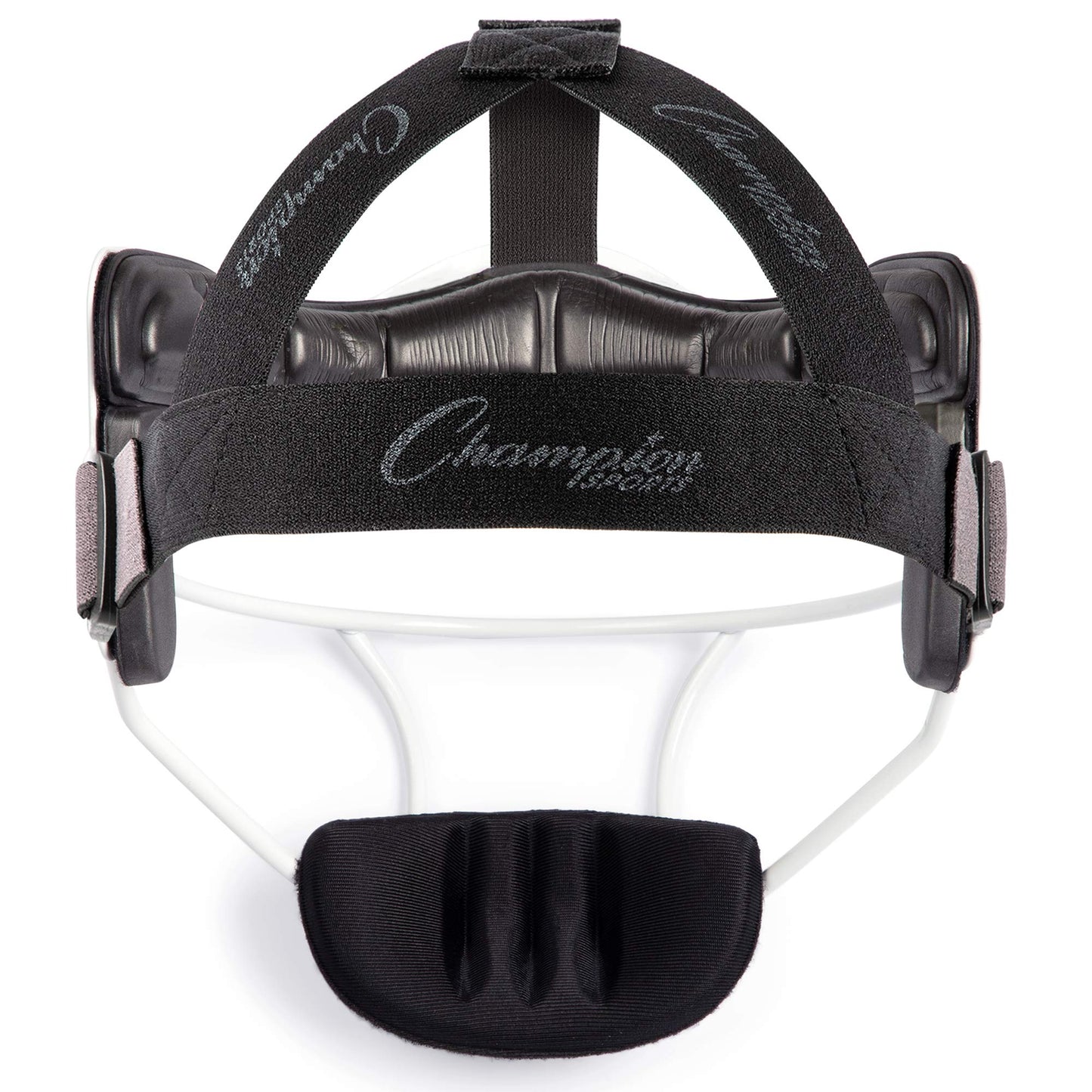 Champion Sports Steel Softball Face Mask - Classic Fielders Masks for Youth - Durable Head Guards - Premium Sports Accessories for Indoors and Outdoors - White
