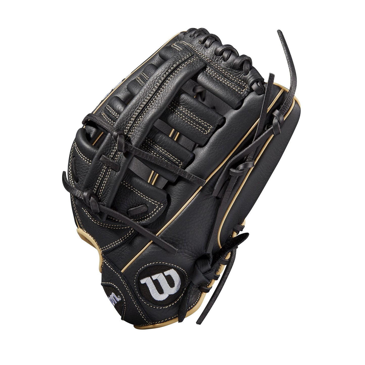 Wilson 2022 A700 12.5" Outfield Baseball Glove - Black/Blonde/White, Right Hand Throw