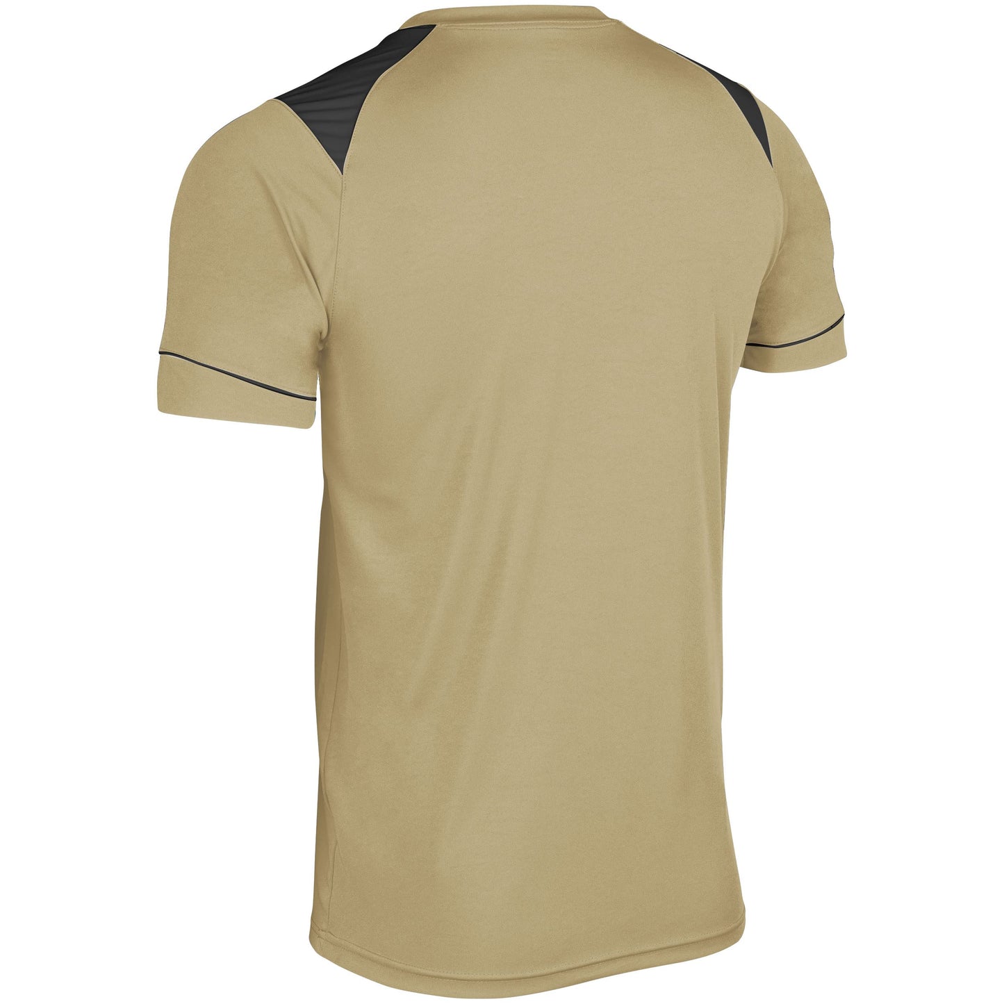 CHAMPRO Standard Attacker Adult Soccer Jersey, Vegas Gold, Black, Large