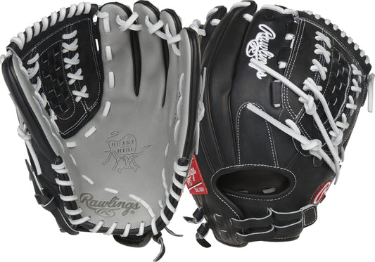 Rawlings | HEART OF THE HIDE Fastpitch Softball Glove | 12.5" | Double-Laced Basket Web | Left Hand Throw